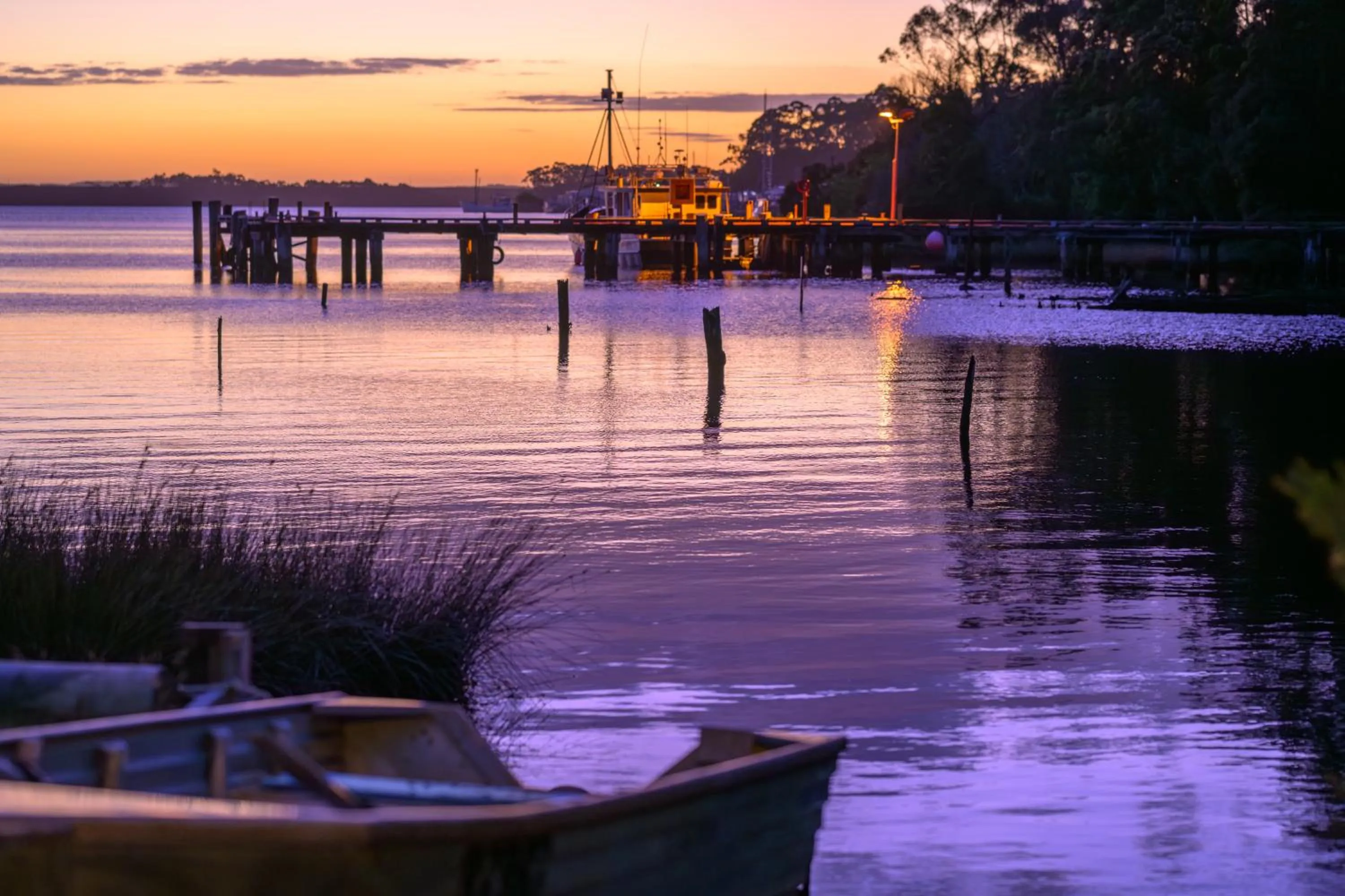 Sunset in Risby Cove Boutique Hotel