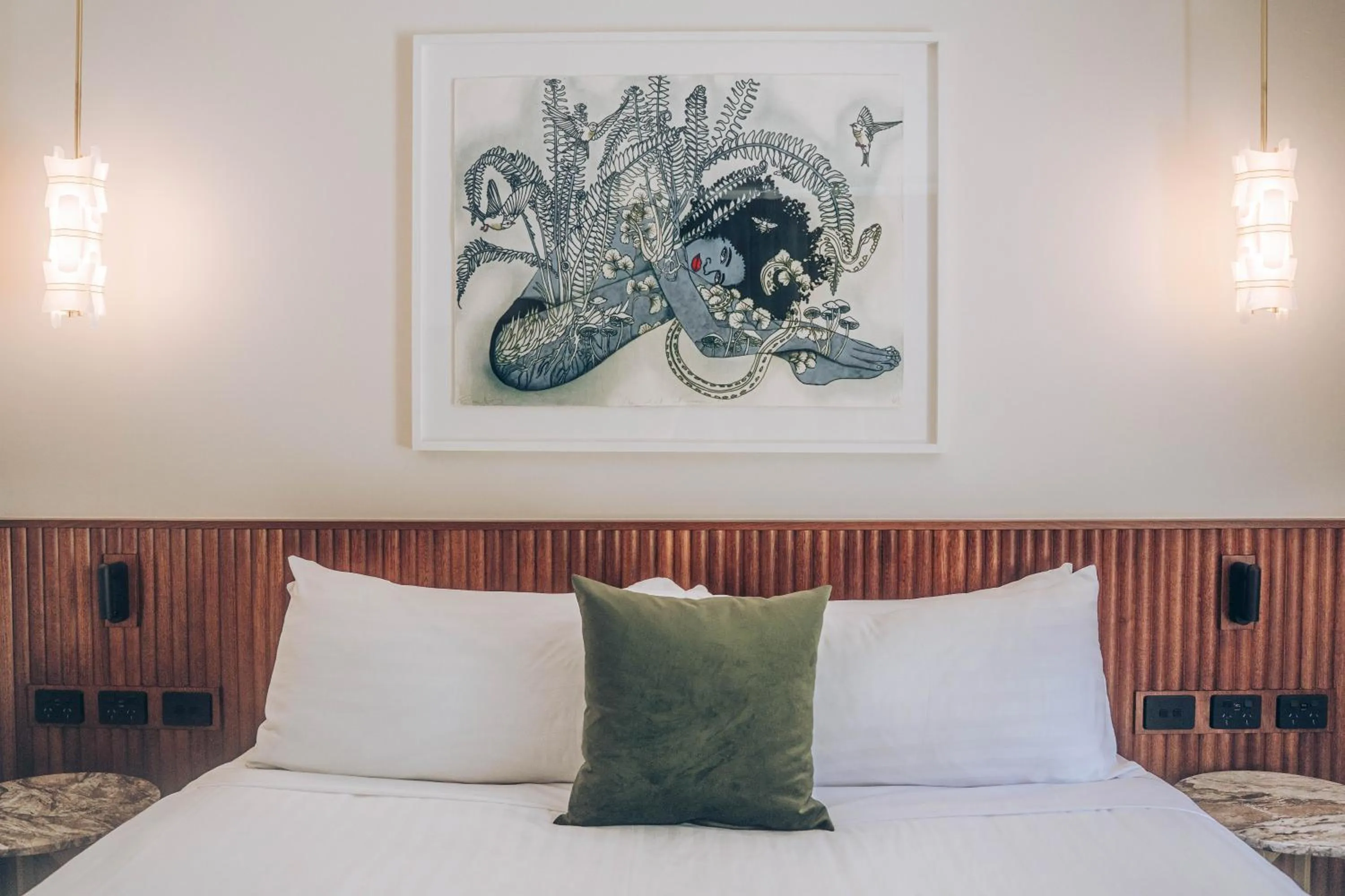 Bed in Risby Cove Boutique Hotel