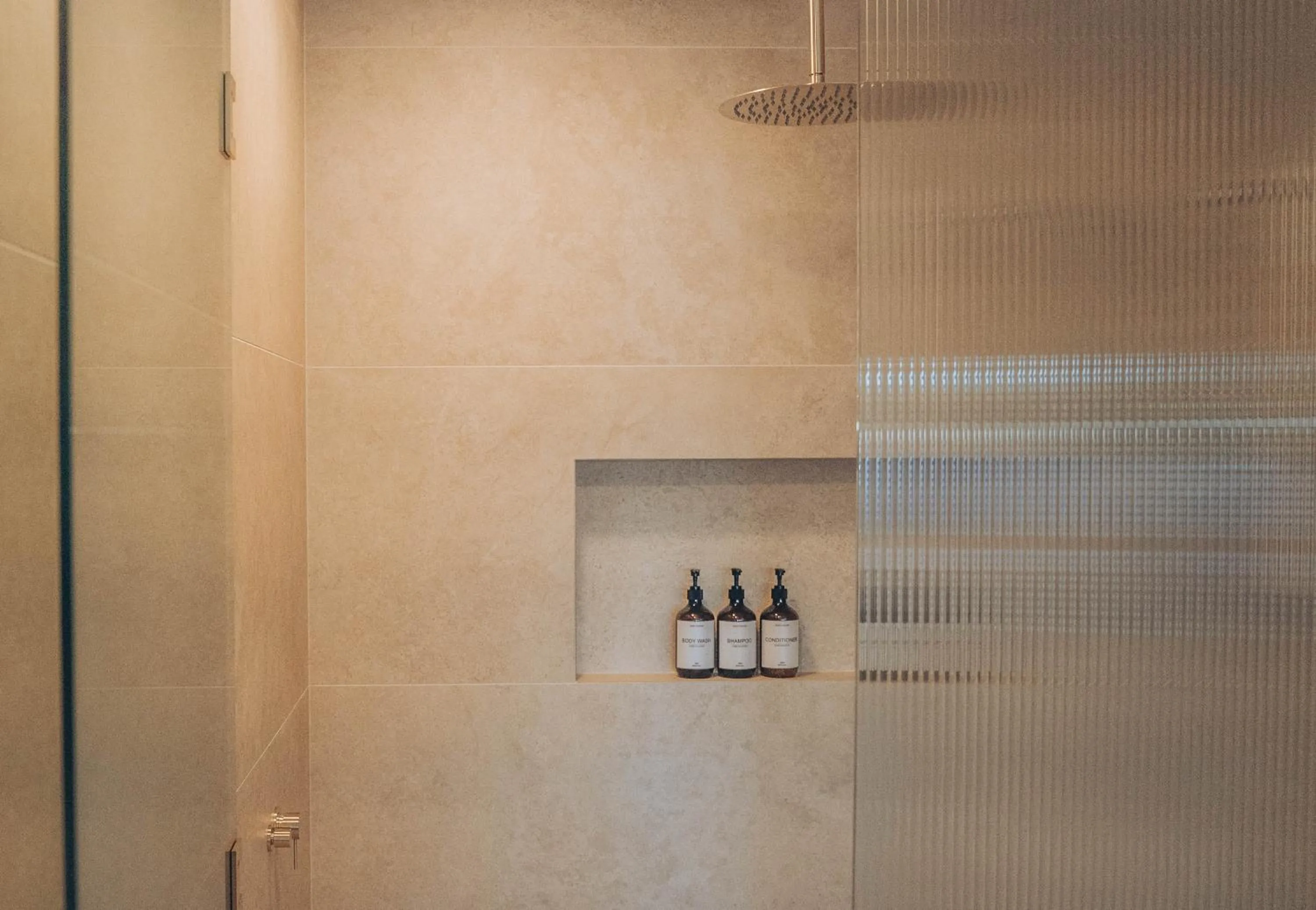 Shower in Risby Cove Boutique Hotel