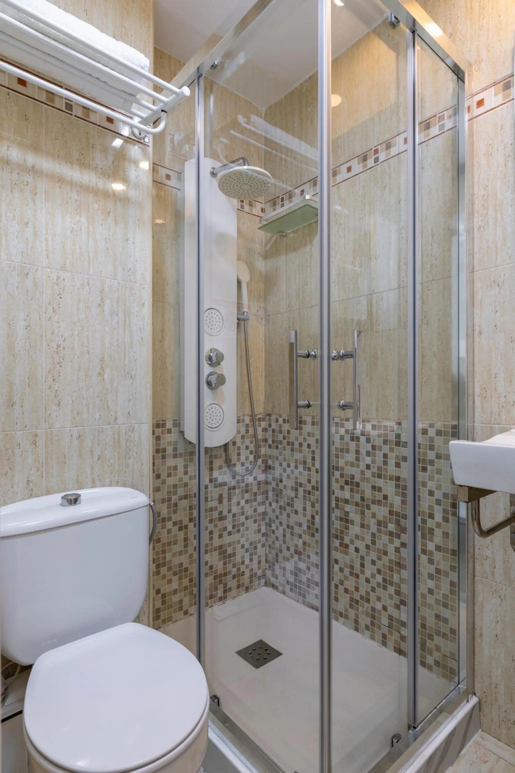 Bathroom in H-A San Mateo Suites