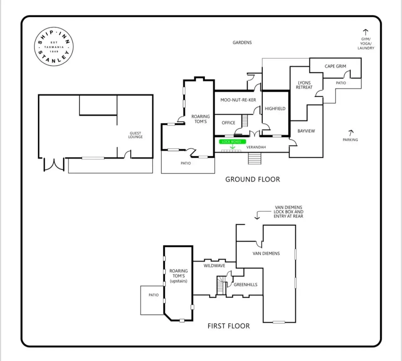 Lyons Retreat in Ship Inn Stanley Lyons Retreat in Ship Inn Stanley