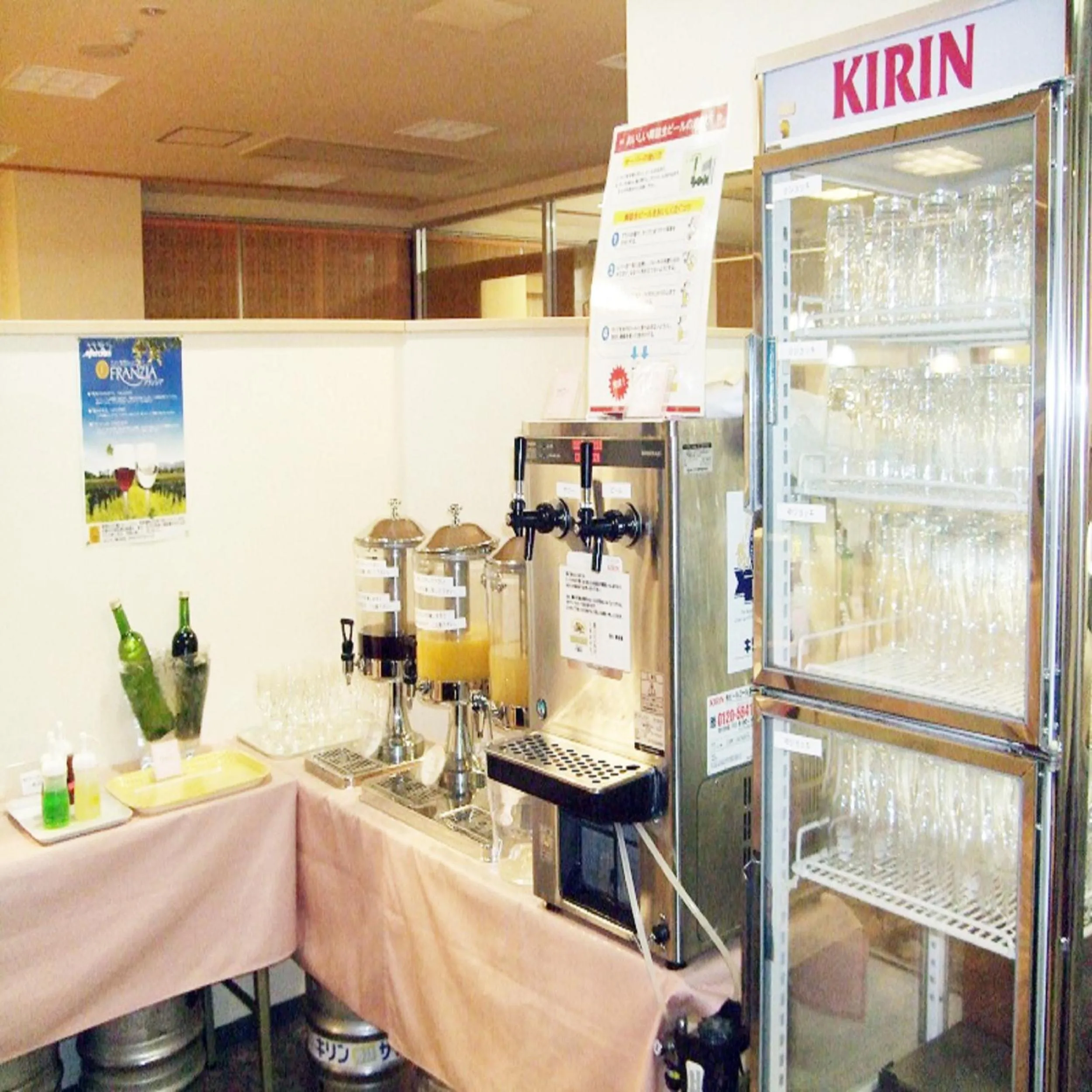 Alcoholic drinks in Yumoto Ginsenkaku