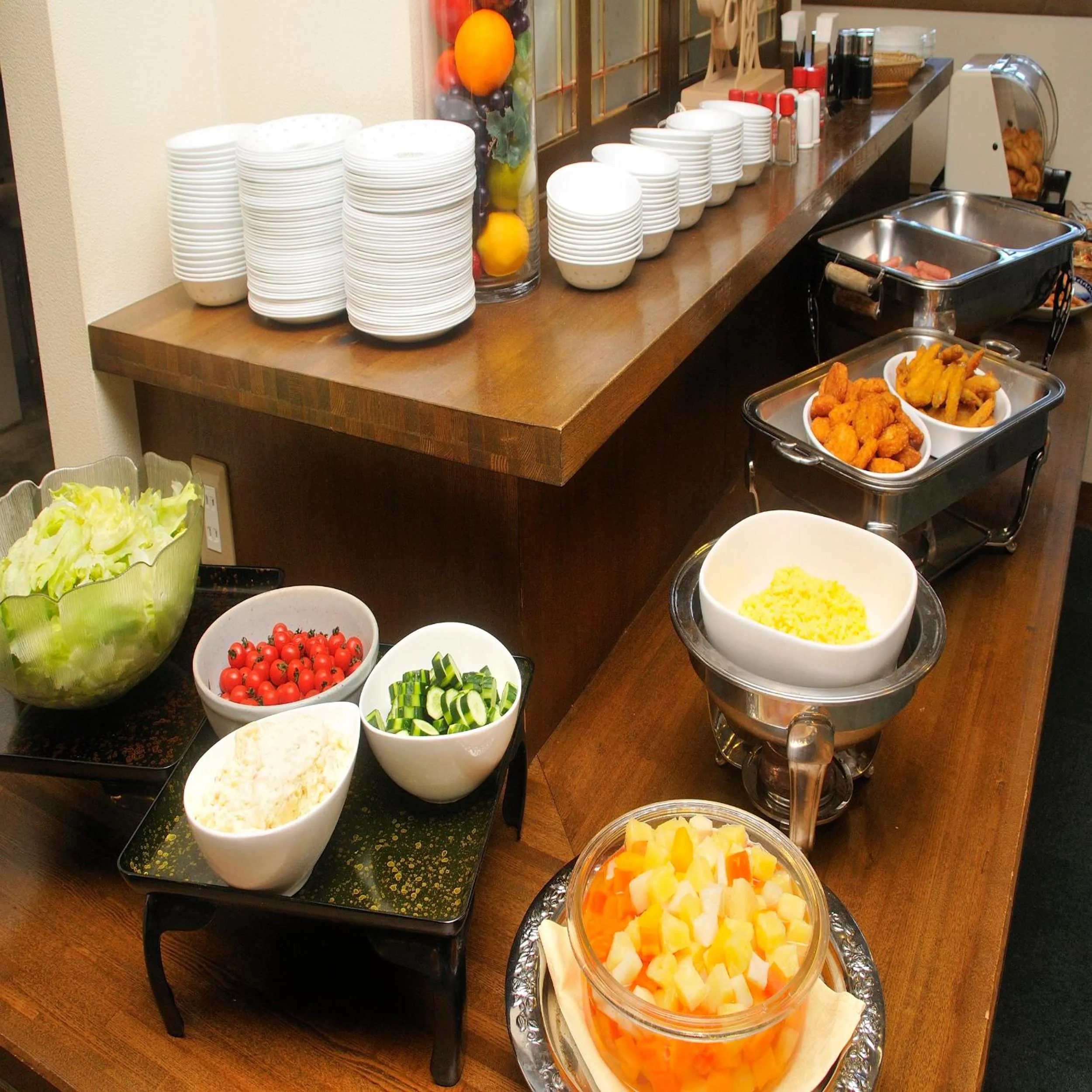 Buffet breakfast in Yumoto Ginsenkaku