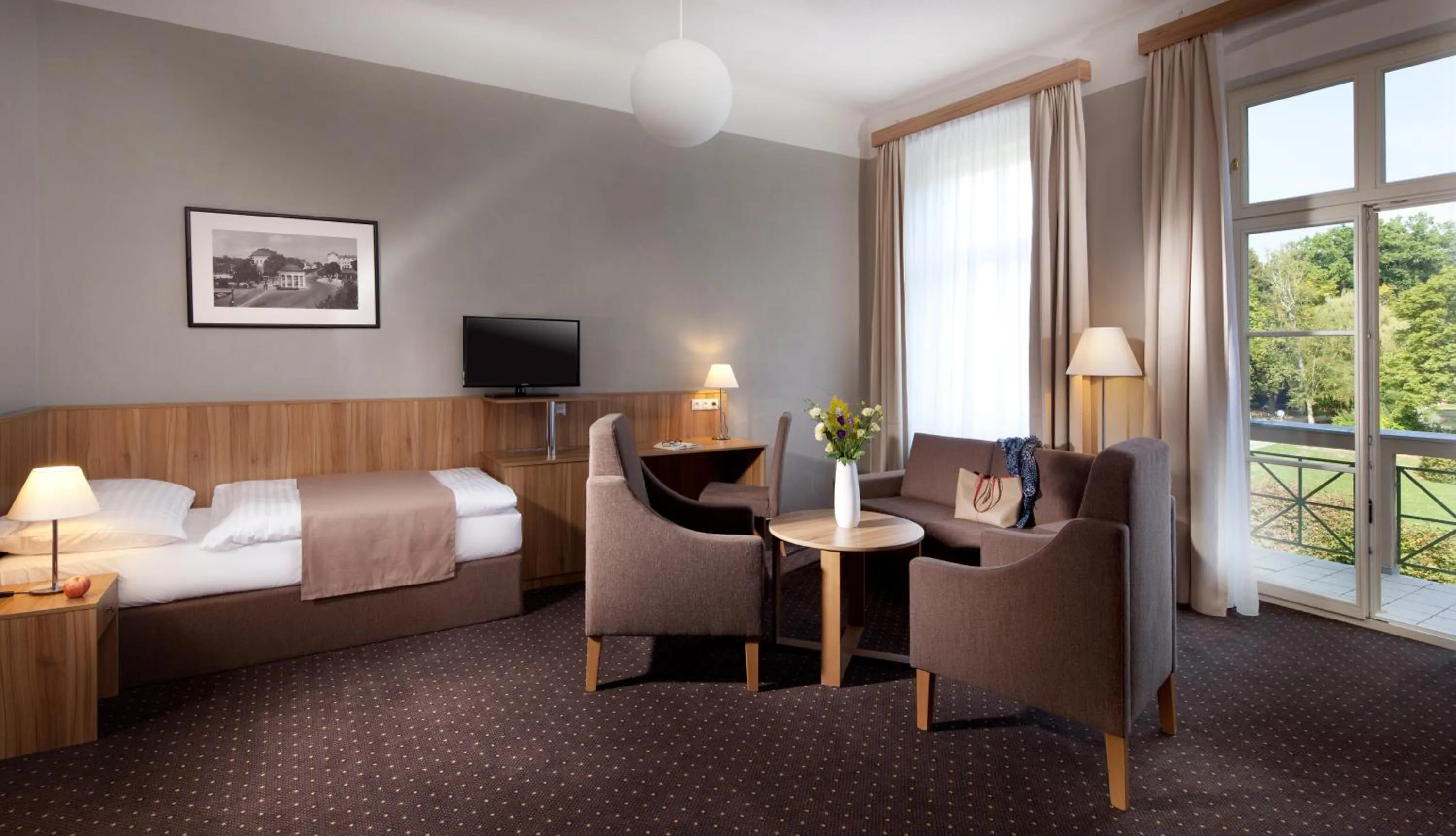 Photo of the whole room, Bed in Badenia Hotel Praha