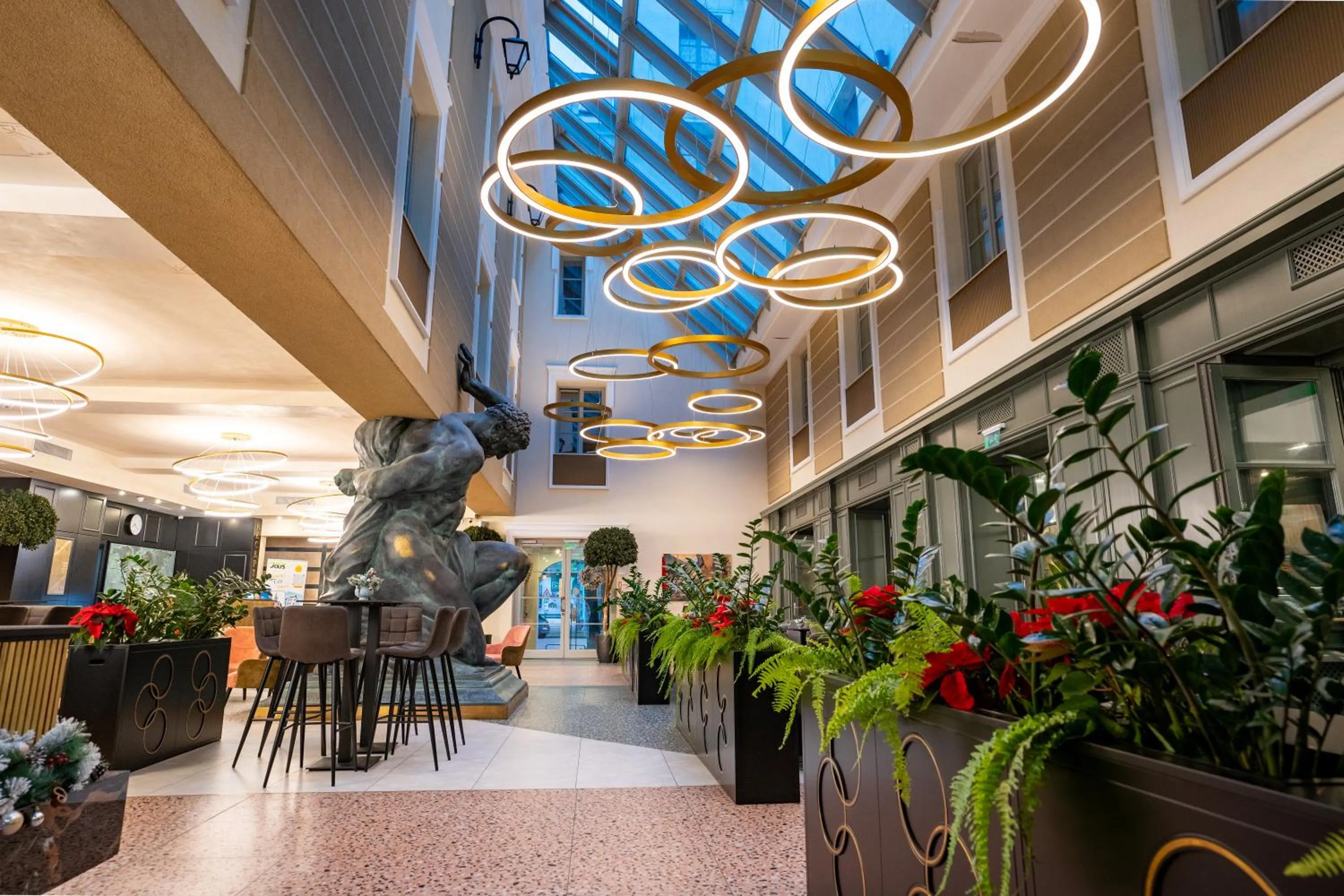 Lobby or reception in ATLAS Hotel