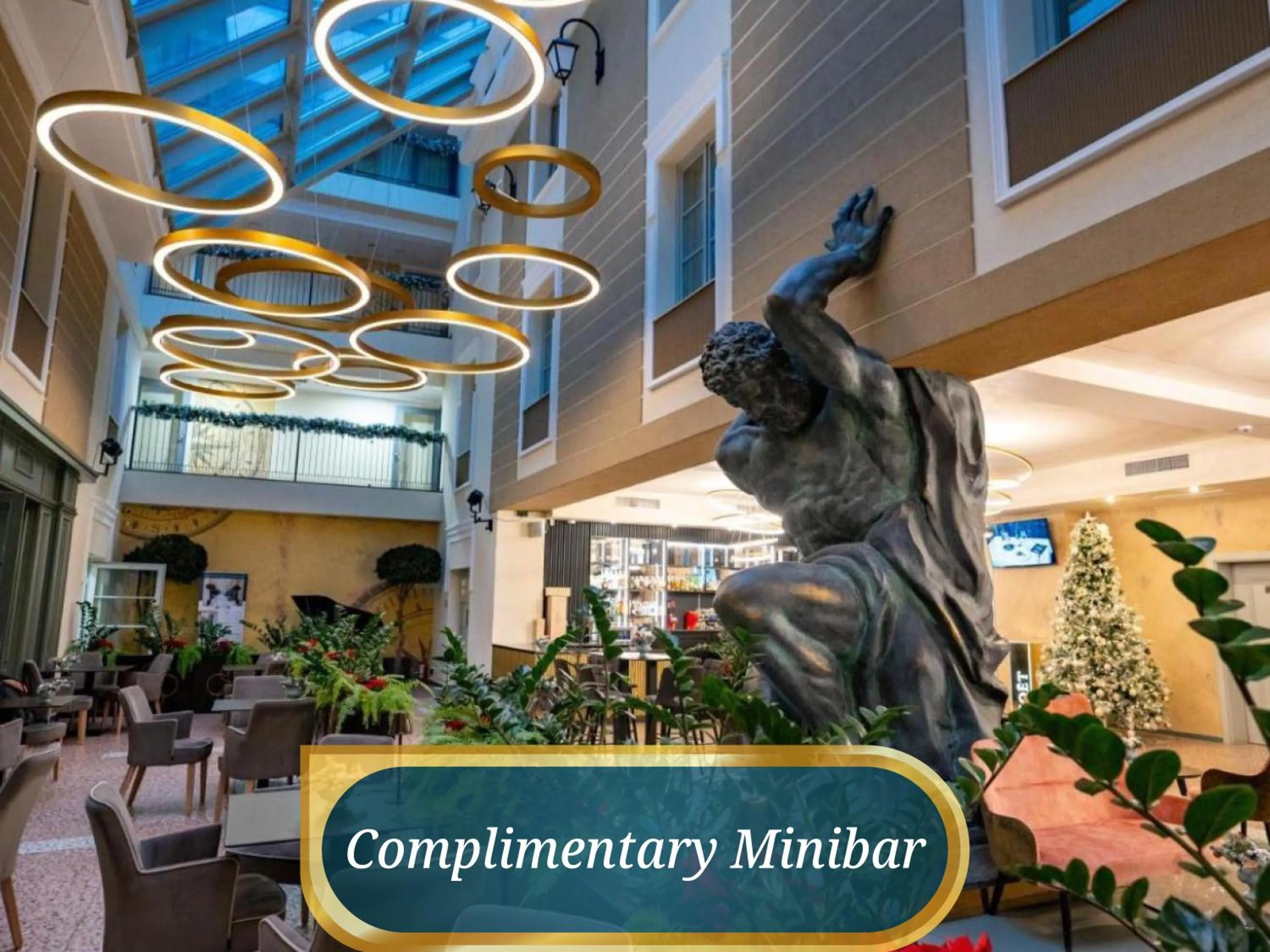 Lobby or reception in ATLAS Hotel