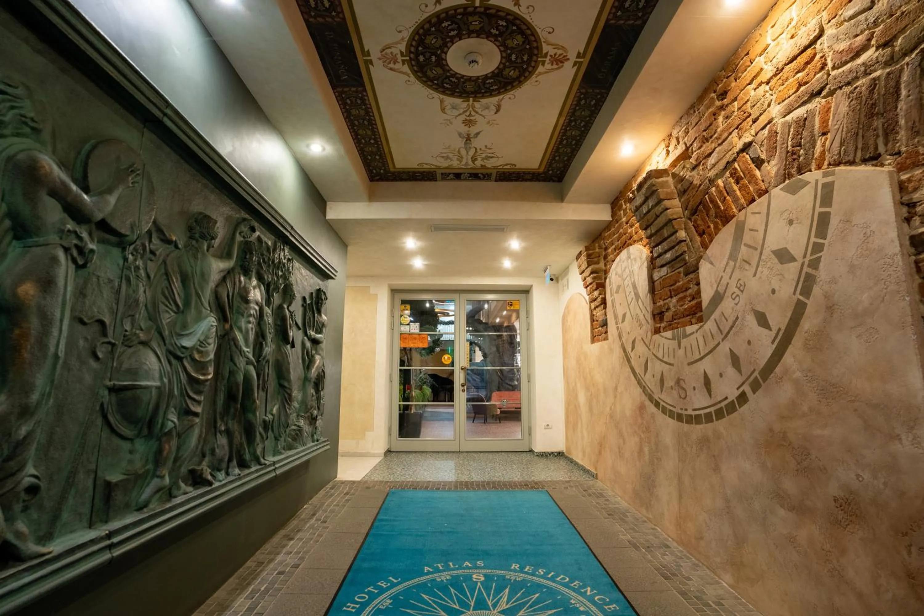 Facade/entrance in ATLAS Hotel