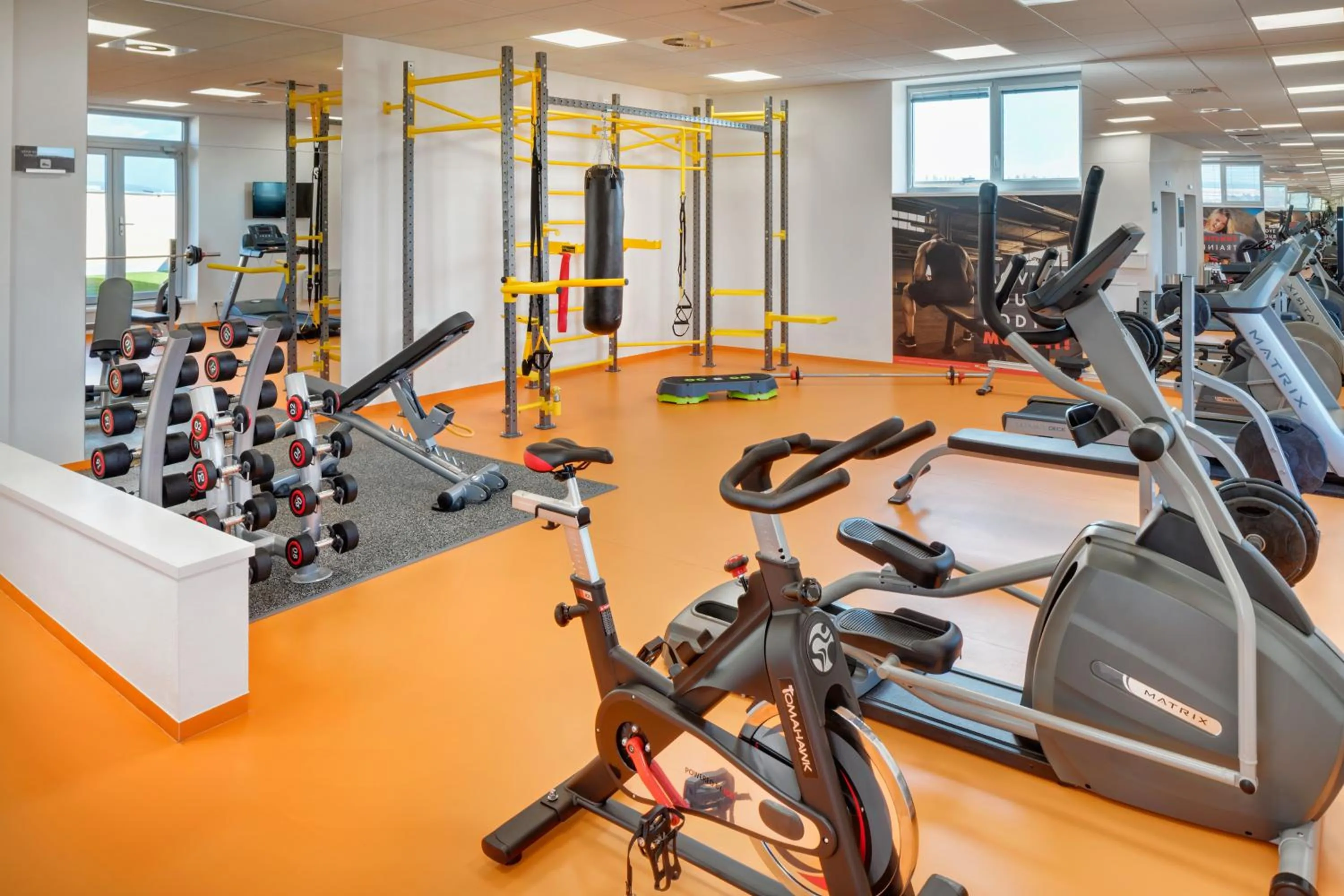 Fitness centre/facilities in Avanti Hotel