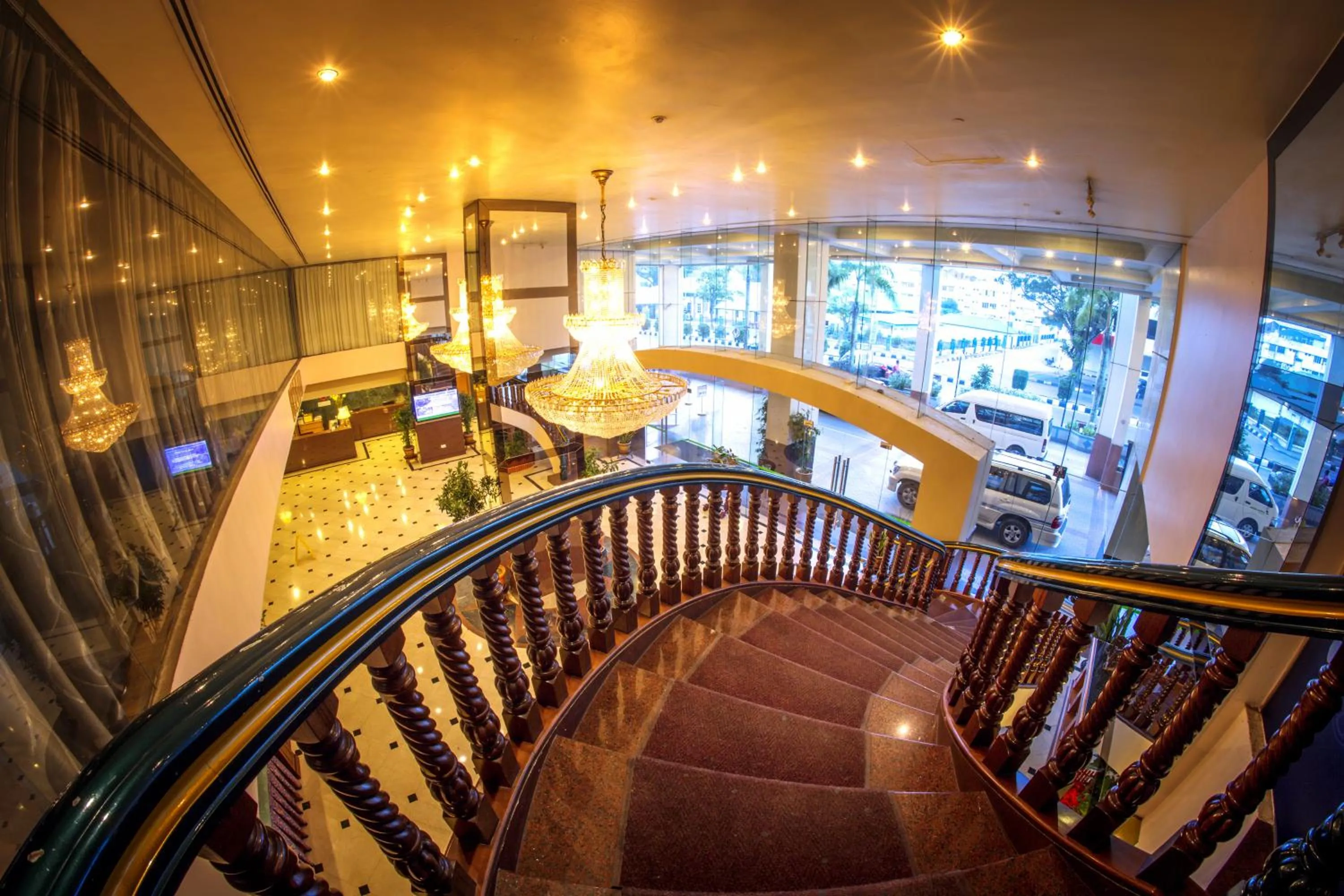 Decorative detail in Mega Hotel Sdn Bhd