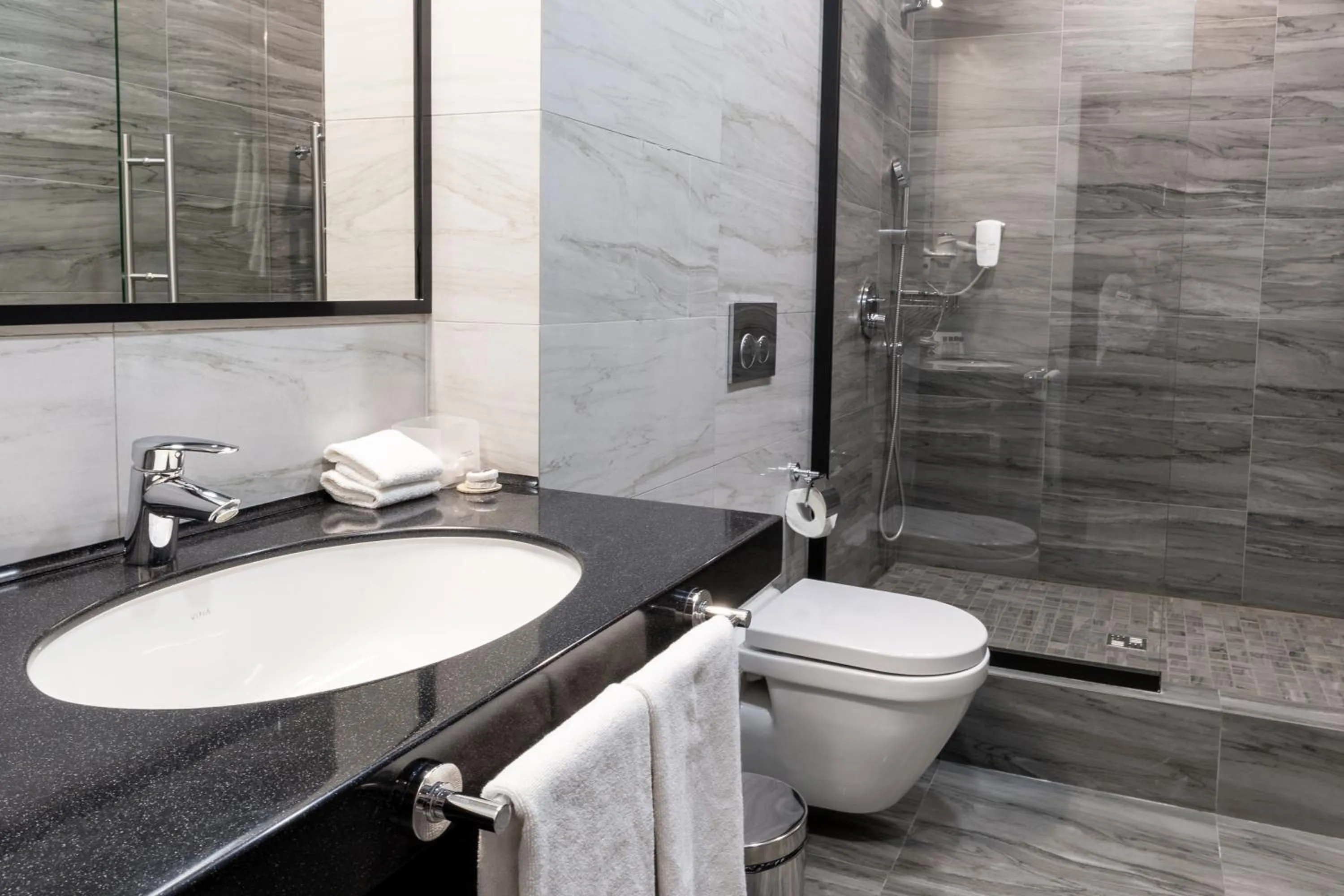 Shower in Reikartz Sky Almaty