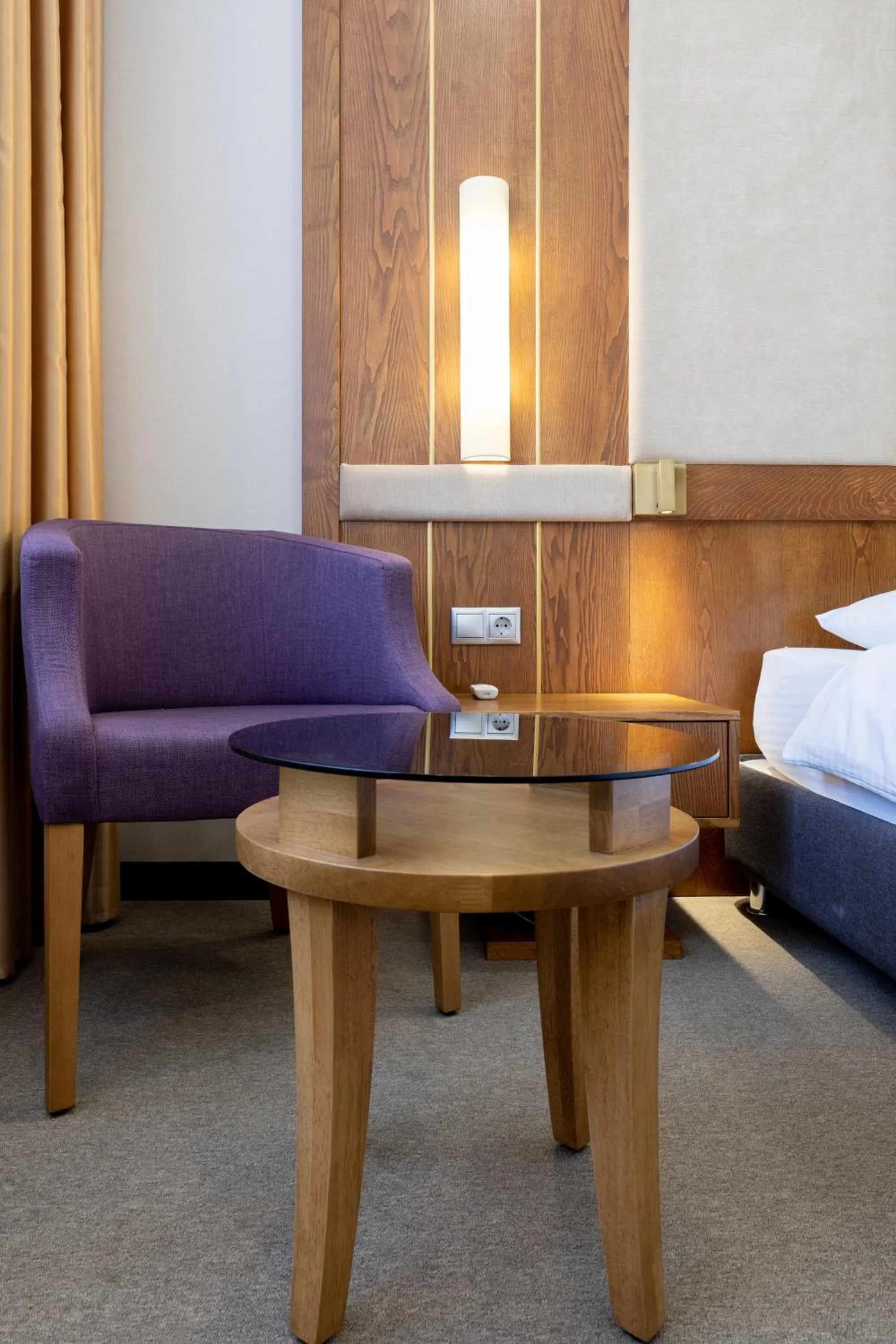 Living room, Bed in Reikartz Sky Almaty