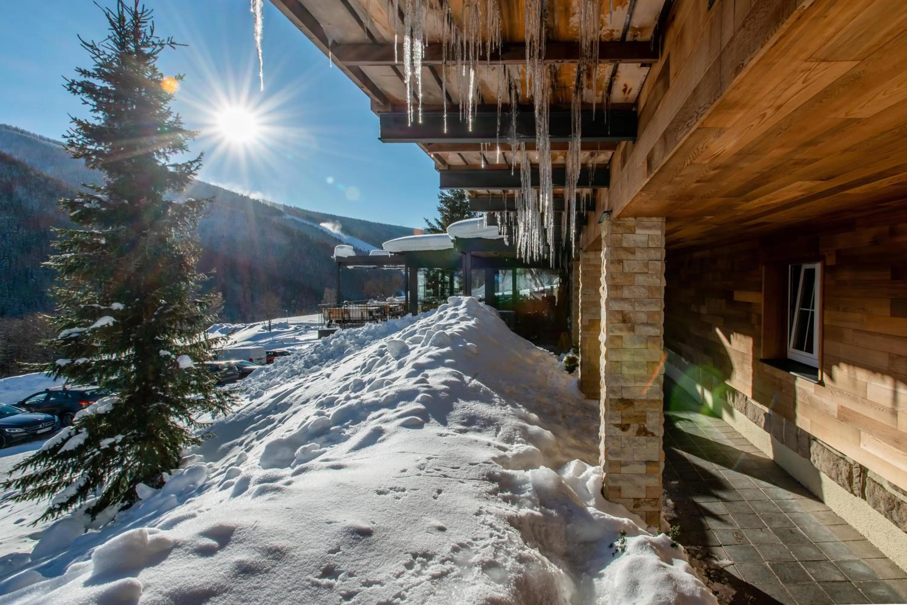 Decorative detail in Hotel Olympie