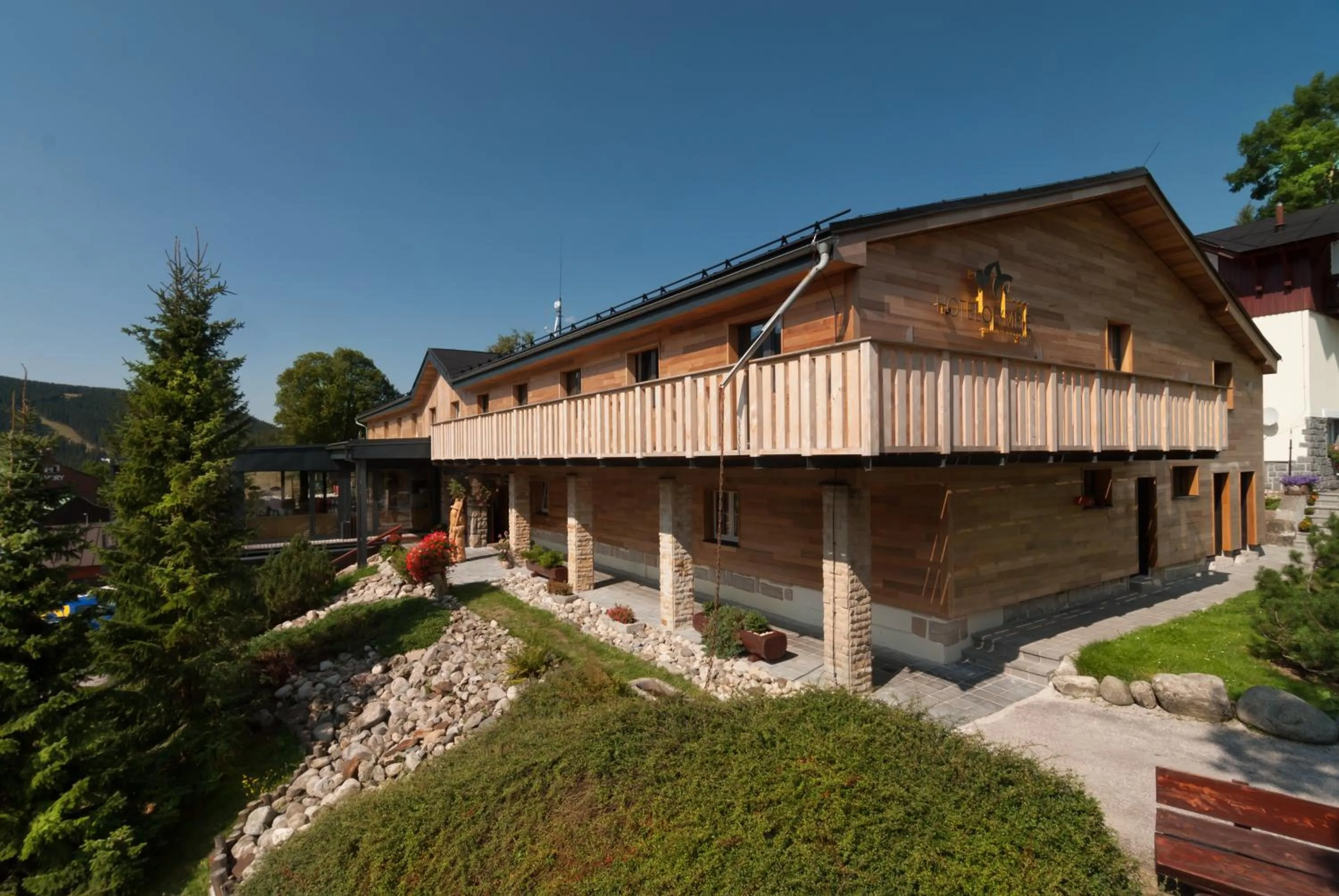Facade/entrance in Hotel Olympie