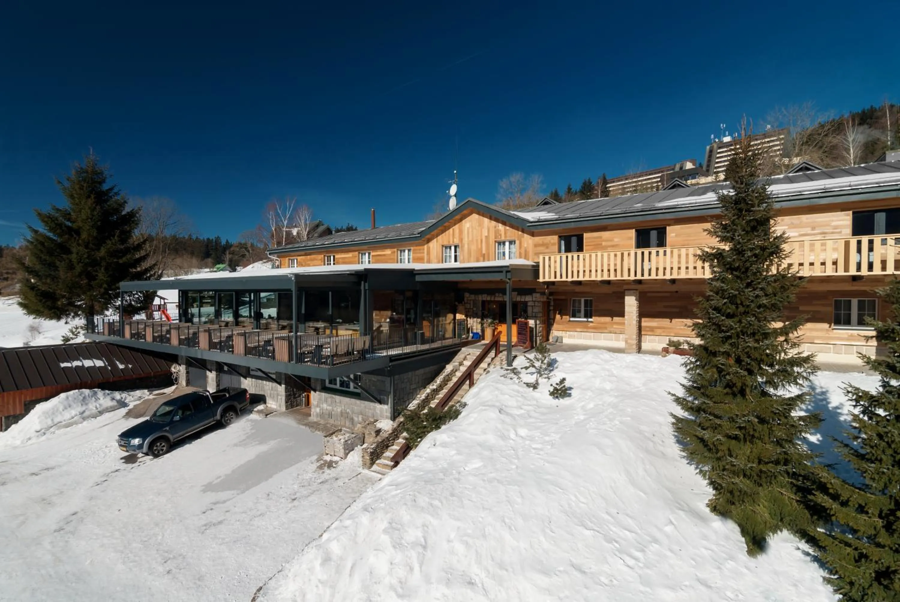 Facade/entrance in Hotel Olympie