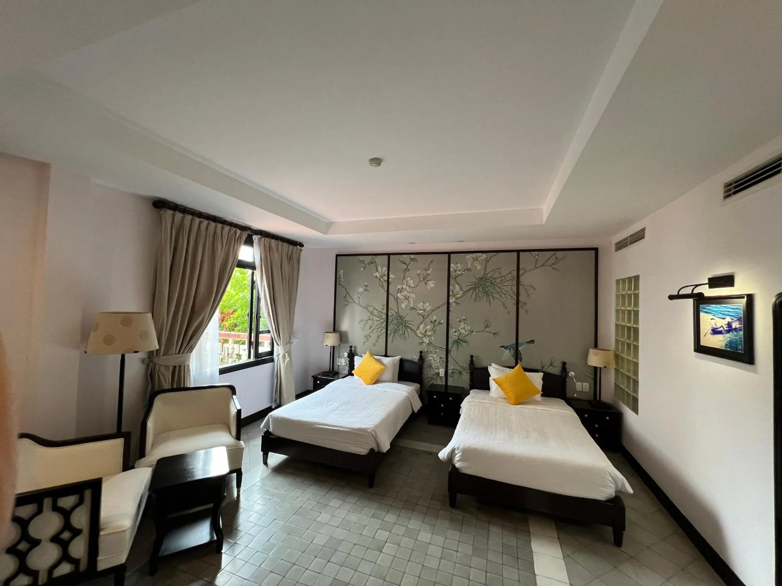 Bed in Villa Hue Hotel