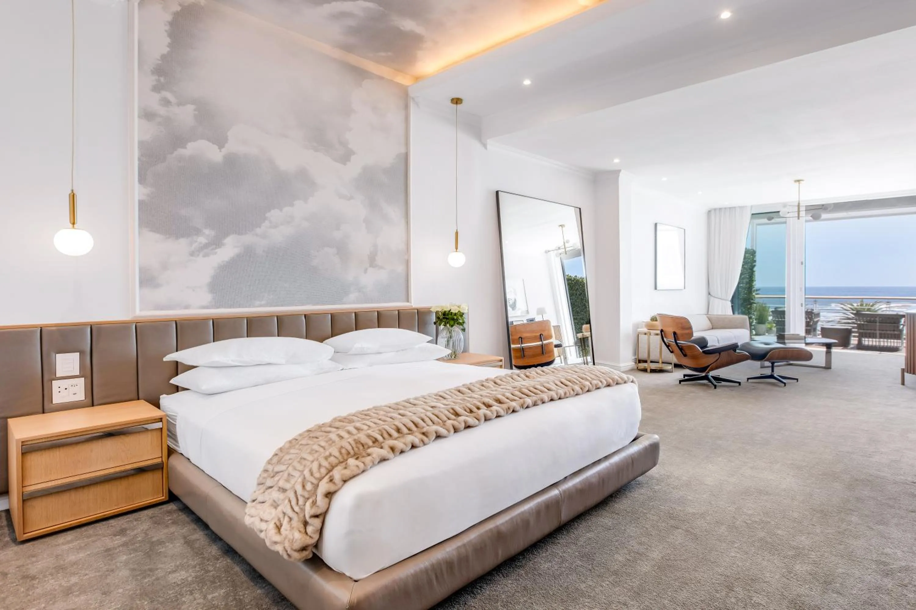 Bed in The Marly Boutique Hotel