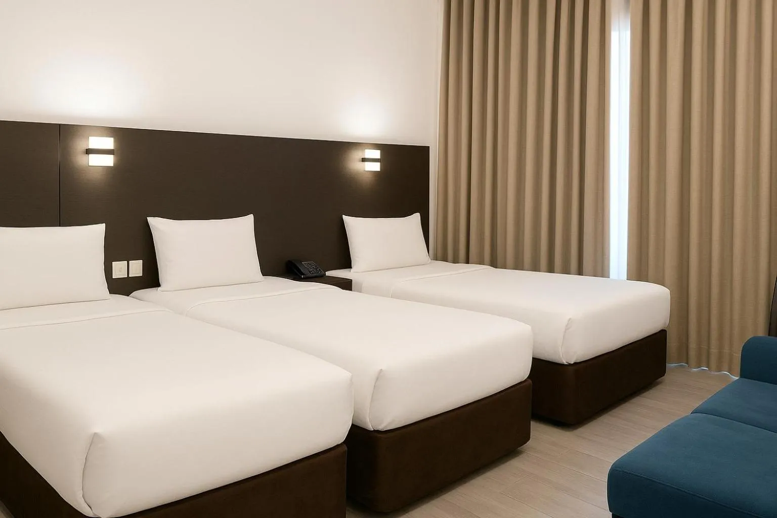 Bed in Garden City Hotel Dubai