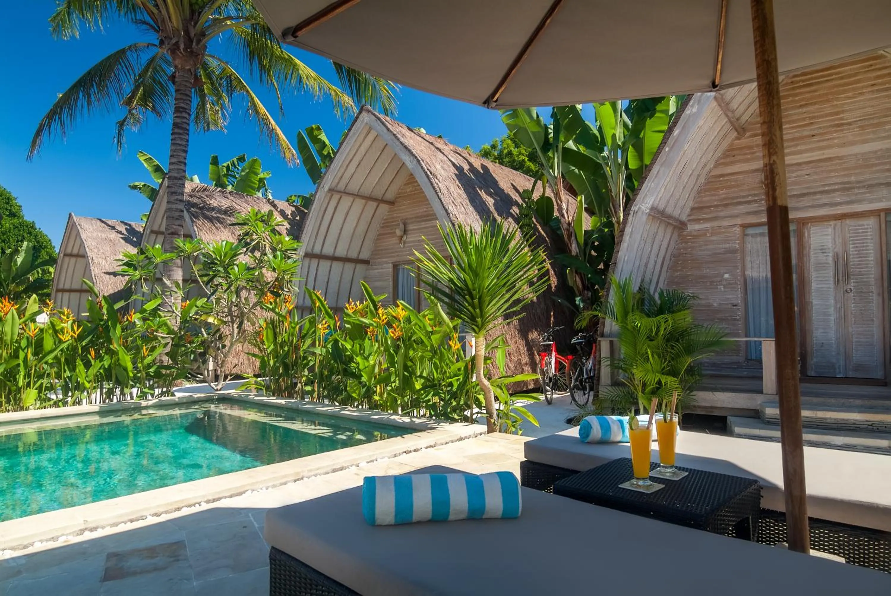 Swimming pool in Gili Air Escape - Adults Only