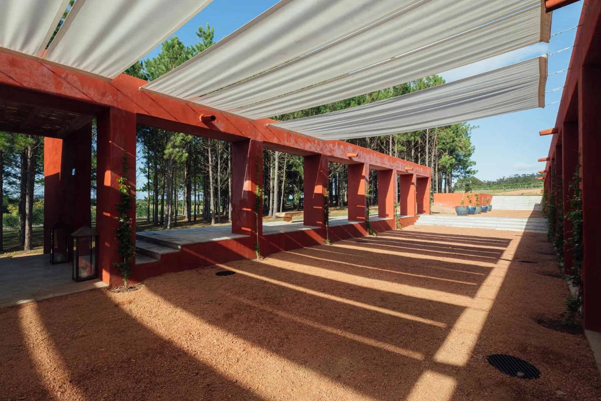 Patio in LUZ Culinary Wine Lodge