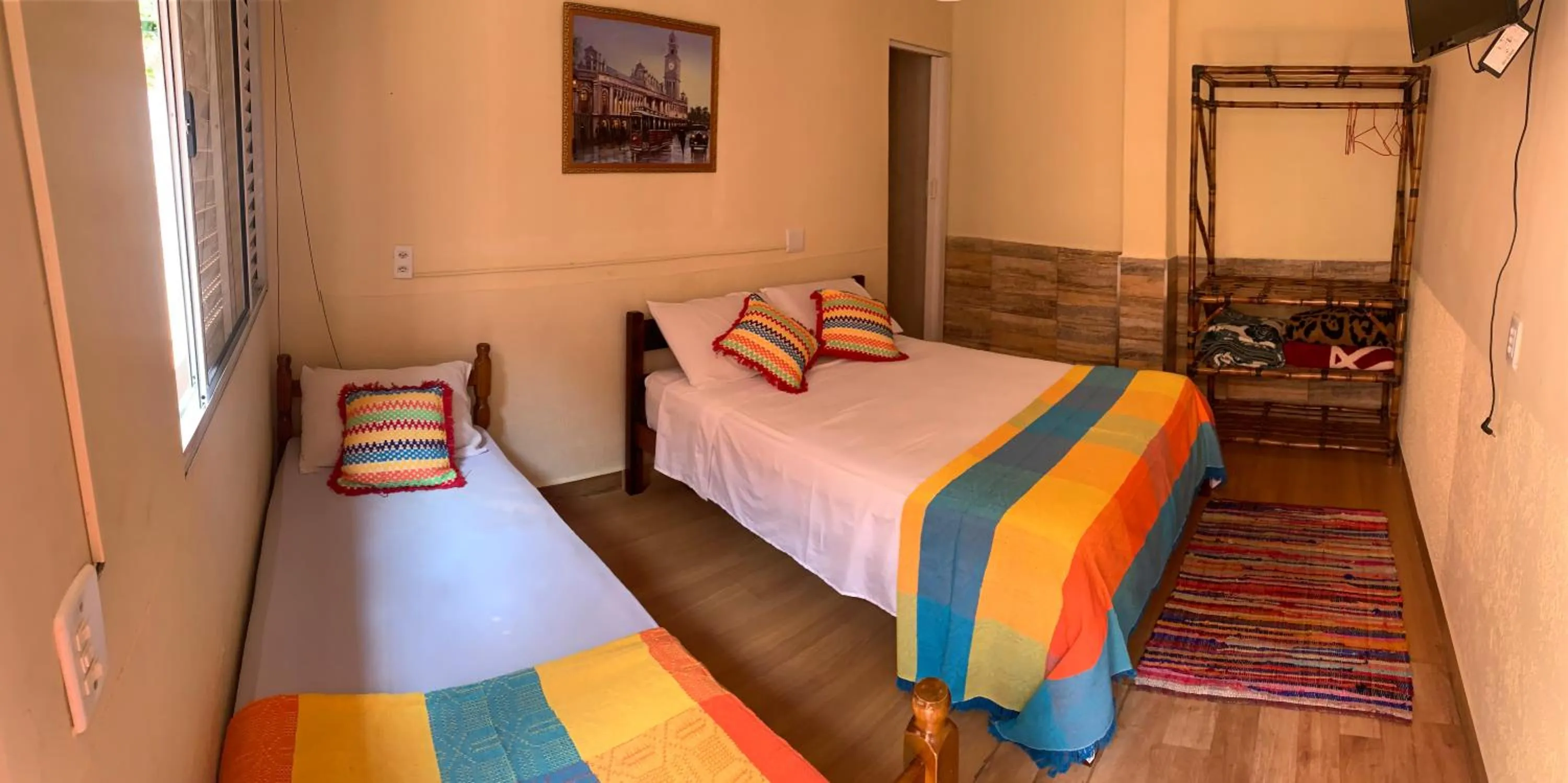 Bed in Hotel Pousada Ibituruna inn