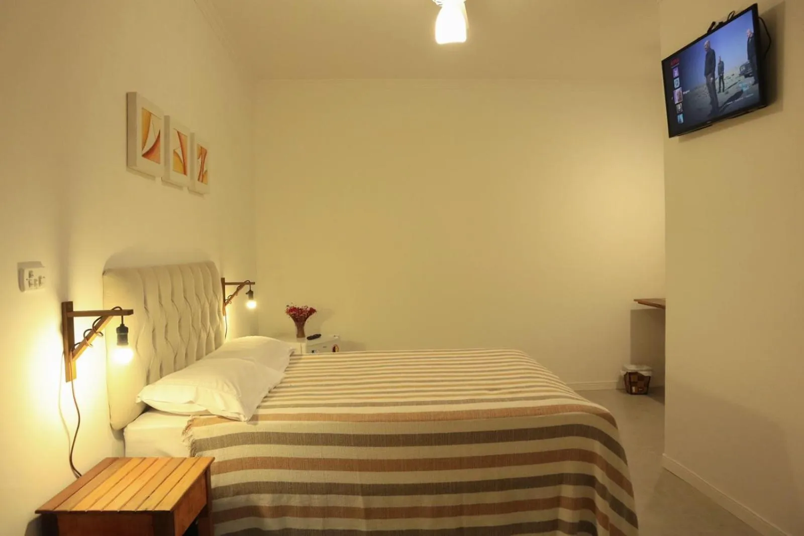 Bed in Hotel Pousada Ibituruna inn