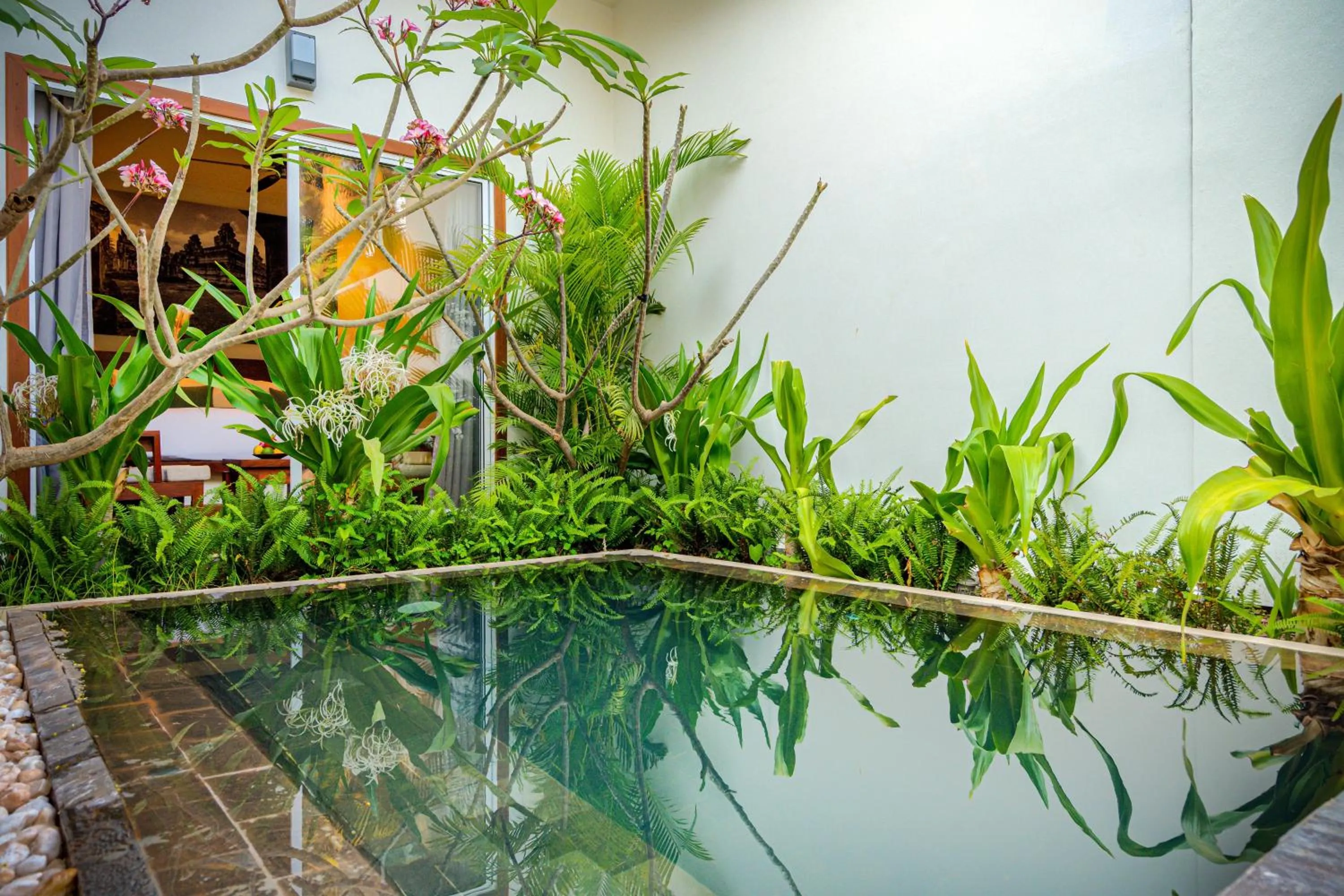 Pool view in Amatak Boutique Hotel