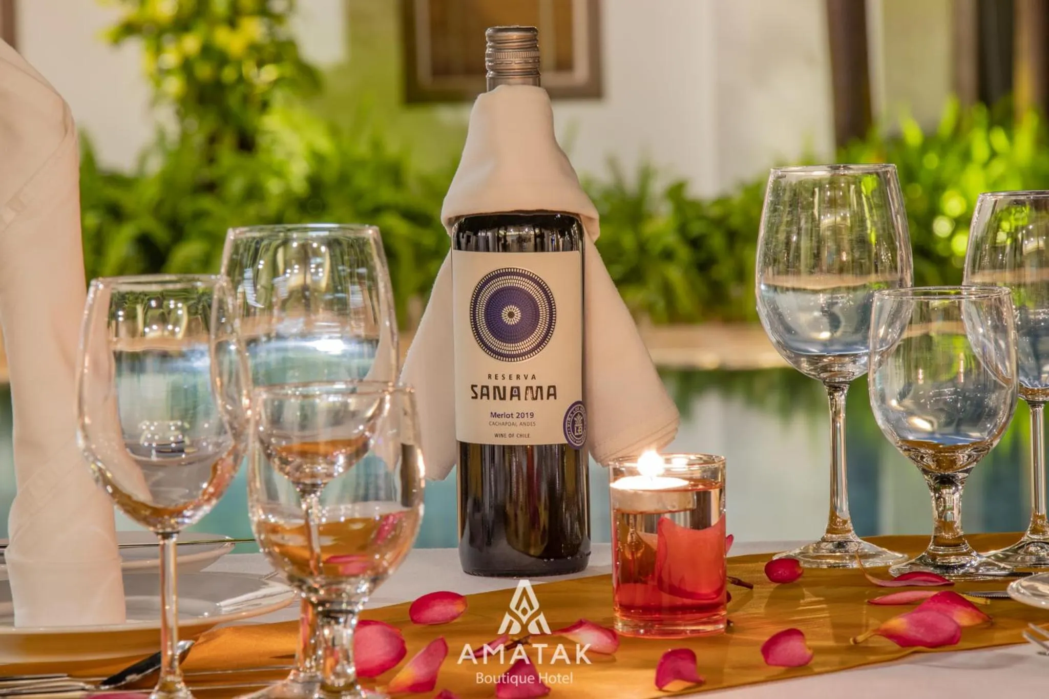 Dinner in Amatak Boutique Hotel