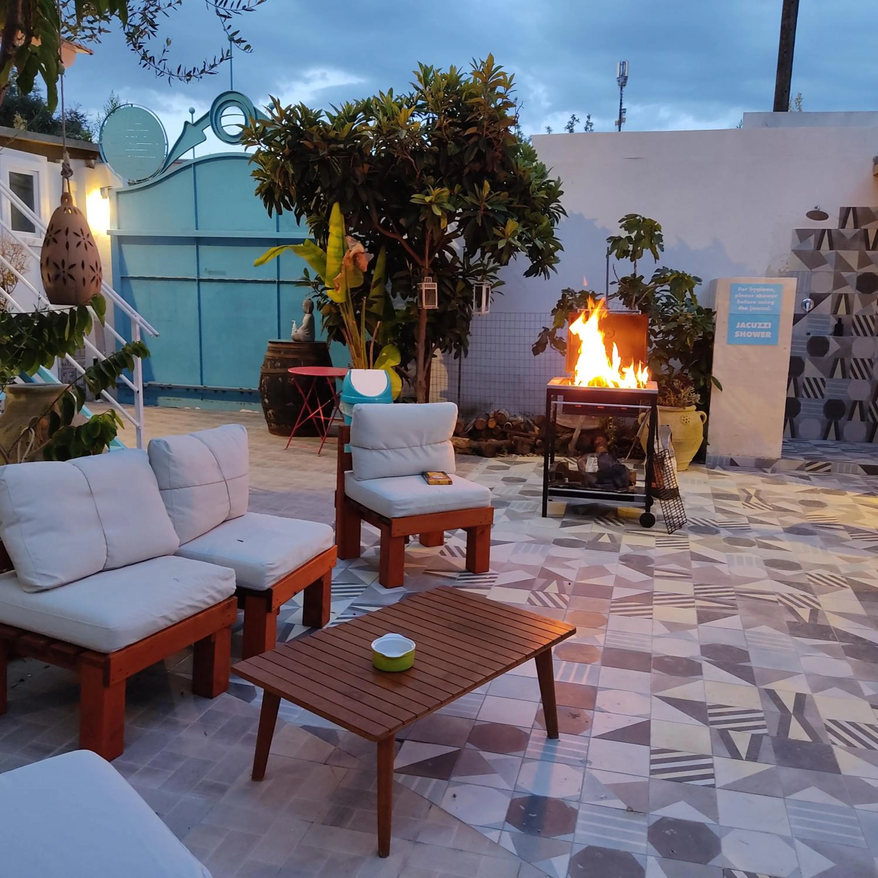 Patio in Aparthotel Masseria Villa Marchesi