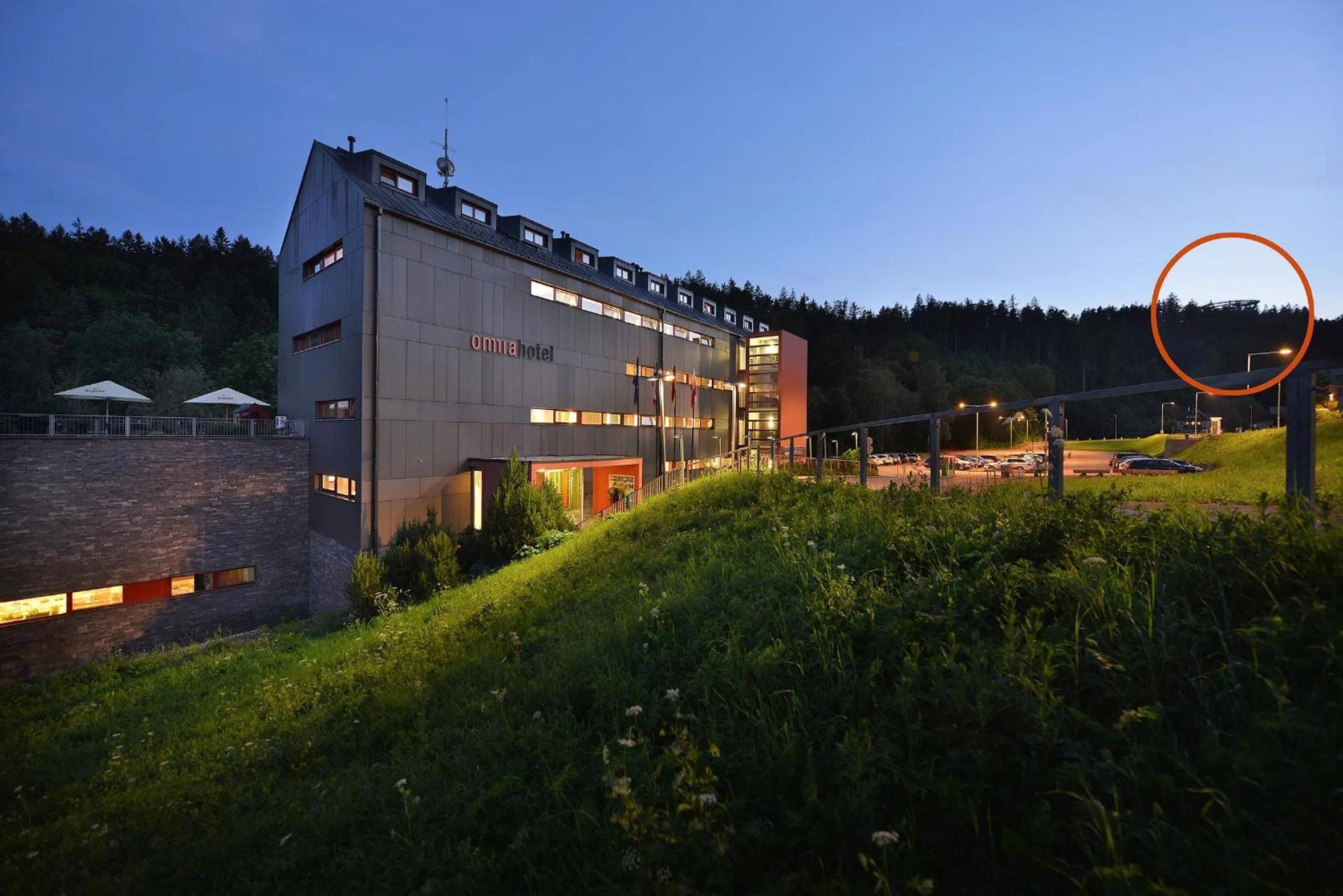 Property building in Omnia Hotel Relax & Wellness