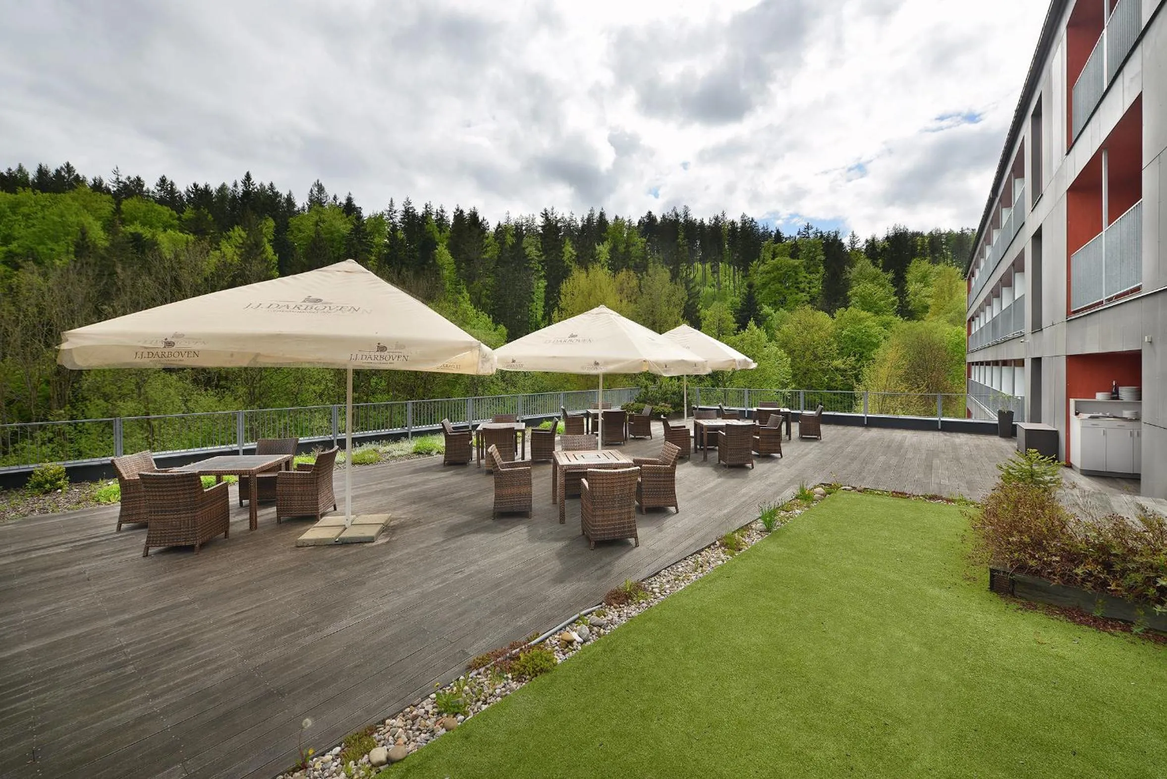 Patio in Omnia Hotel Relax & Wellness