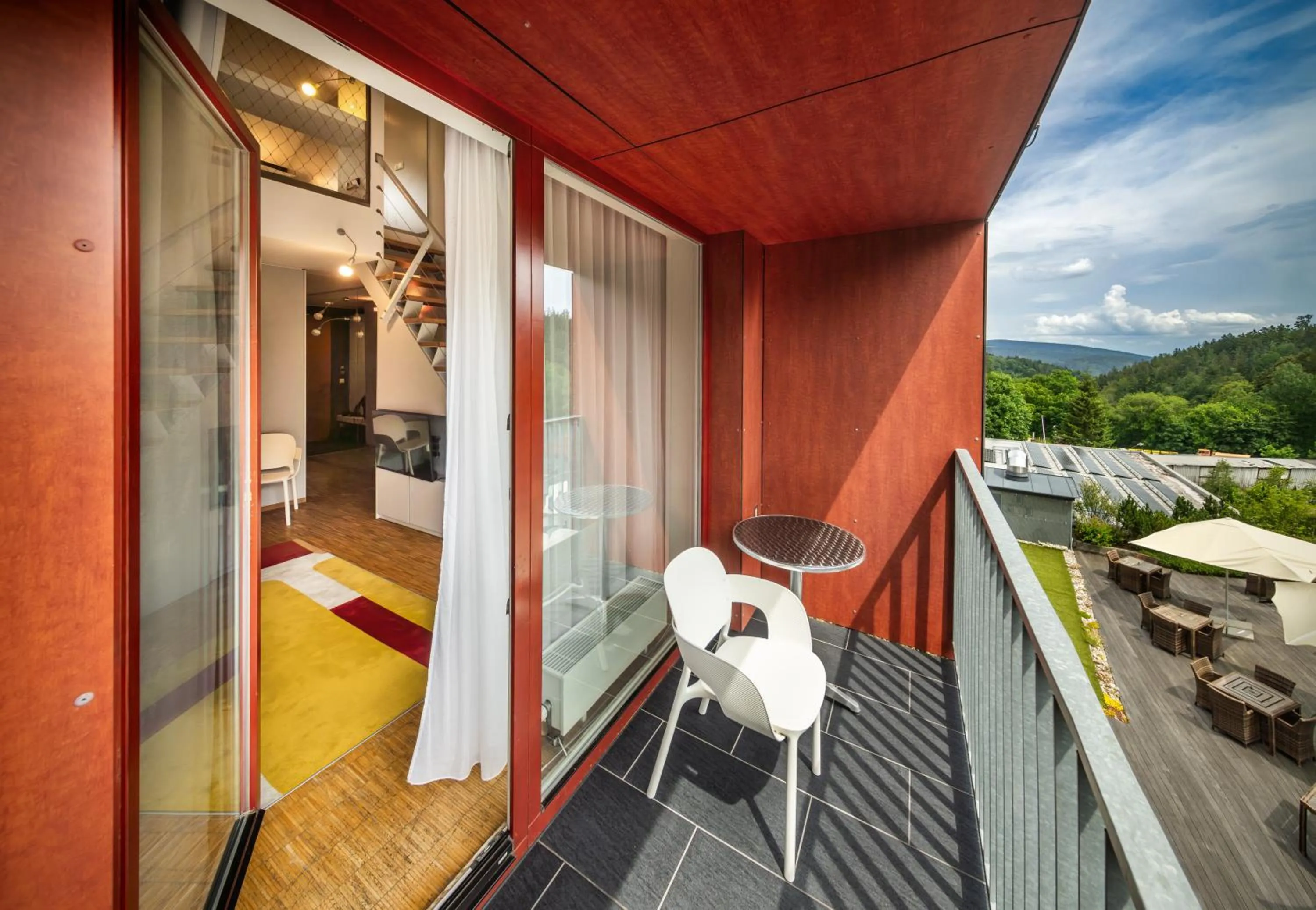 Balcony/Terrace in Omnia Hotel Relax & Wellness