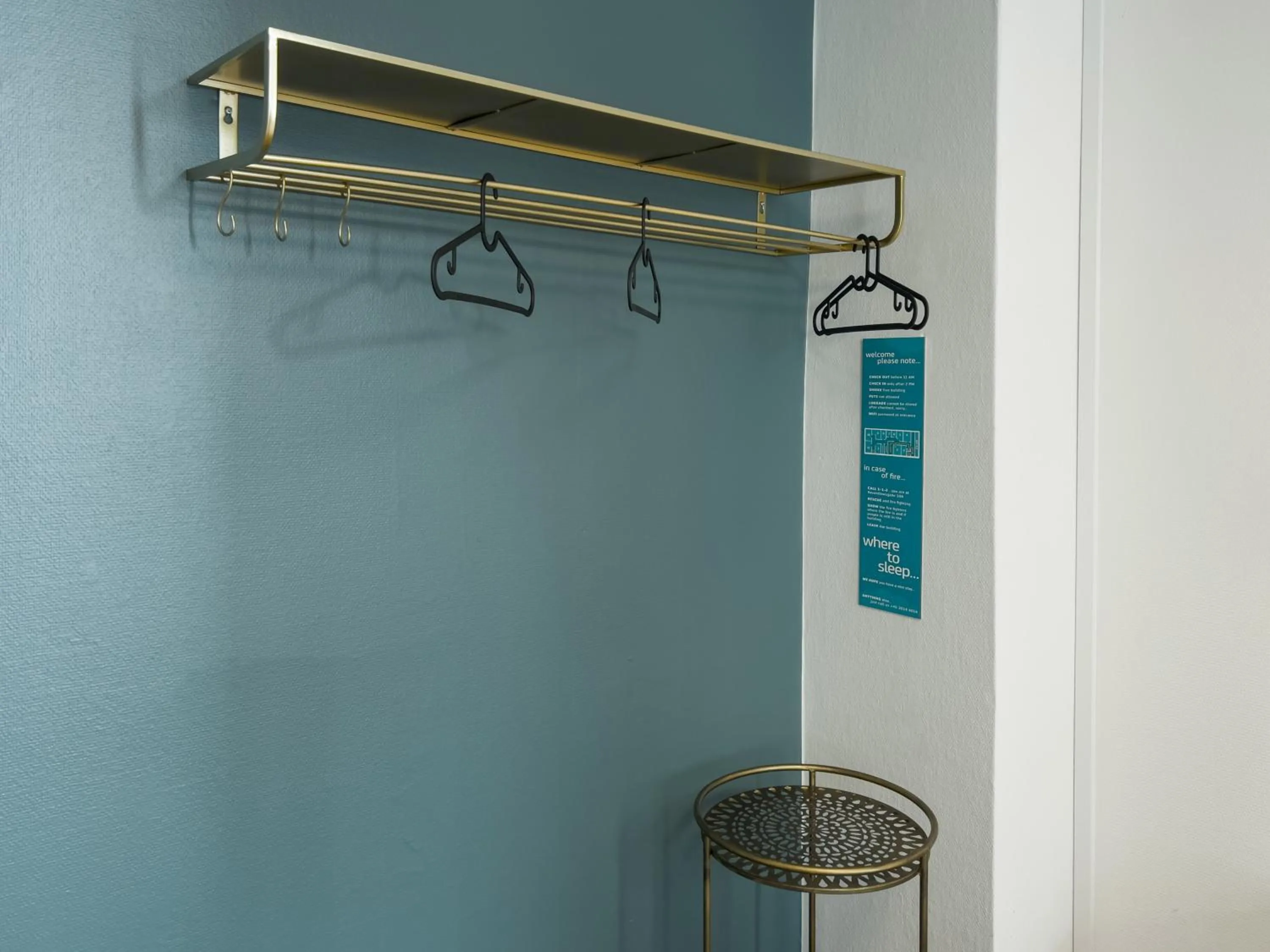 wardrobe in where to sleep