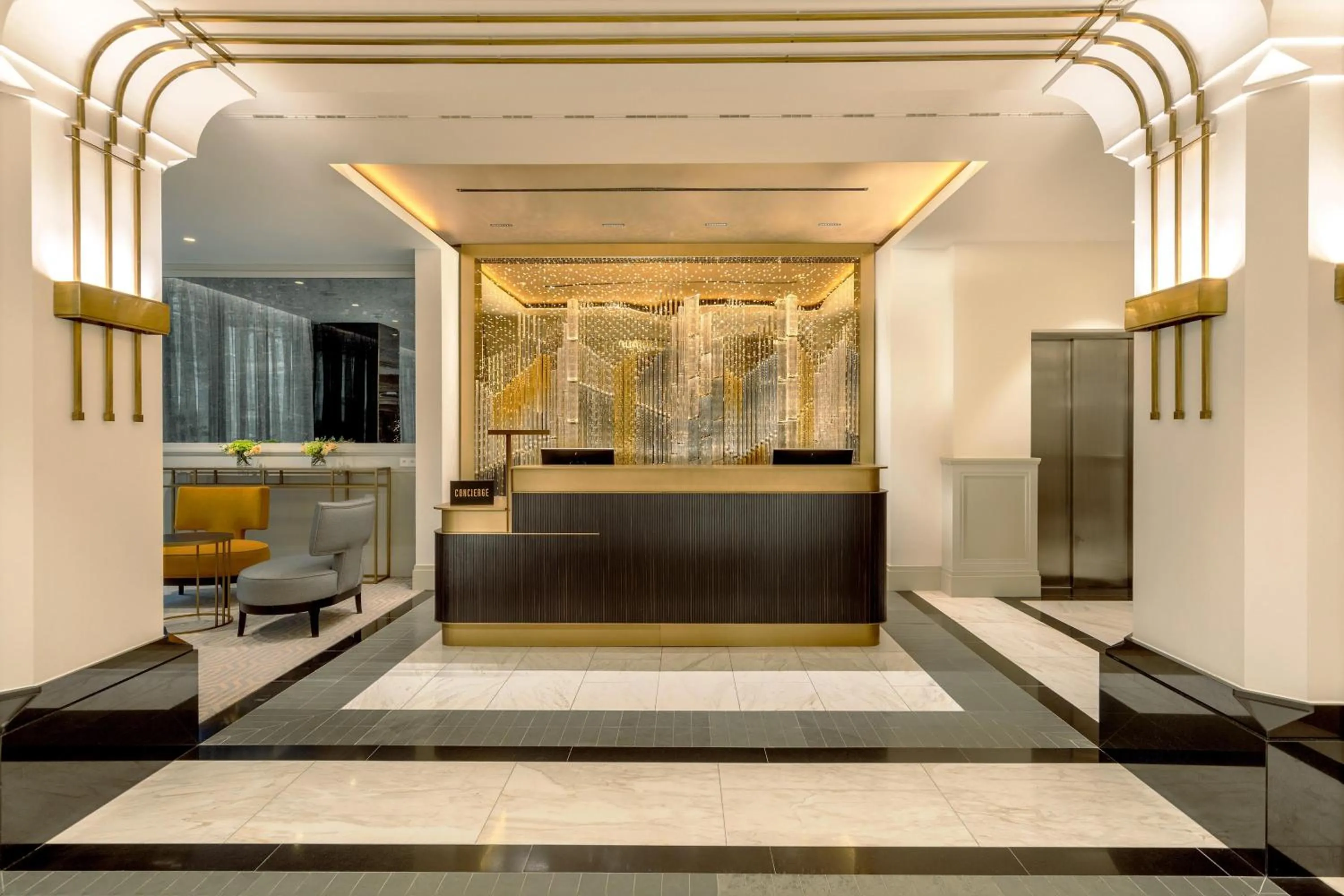 Lobby or reception in Hilton Prague Old Town