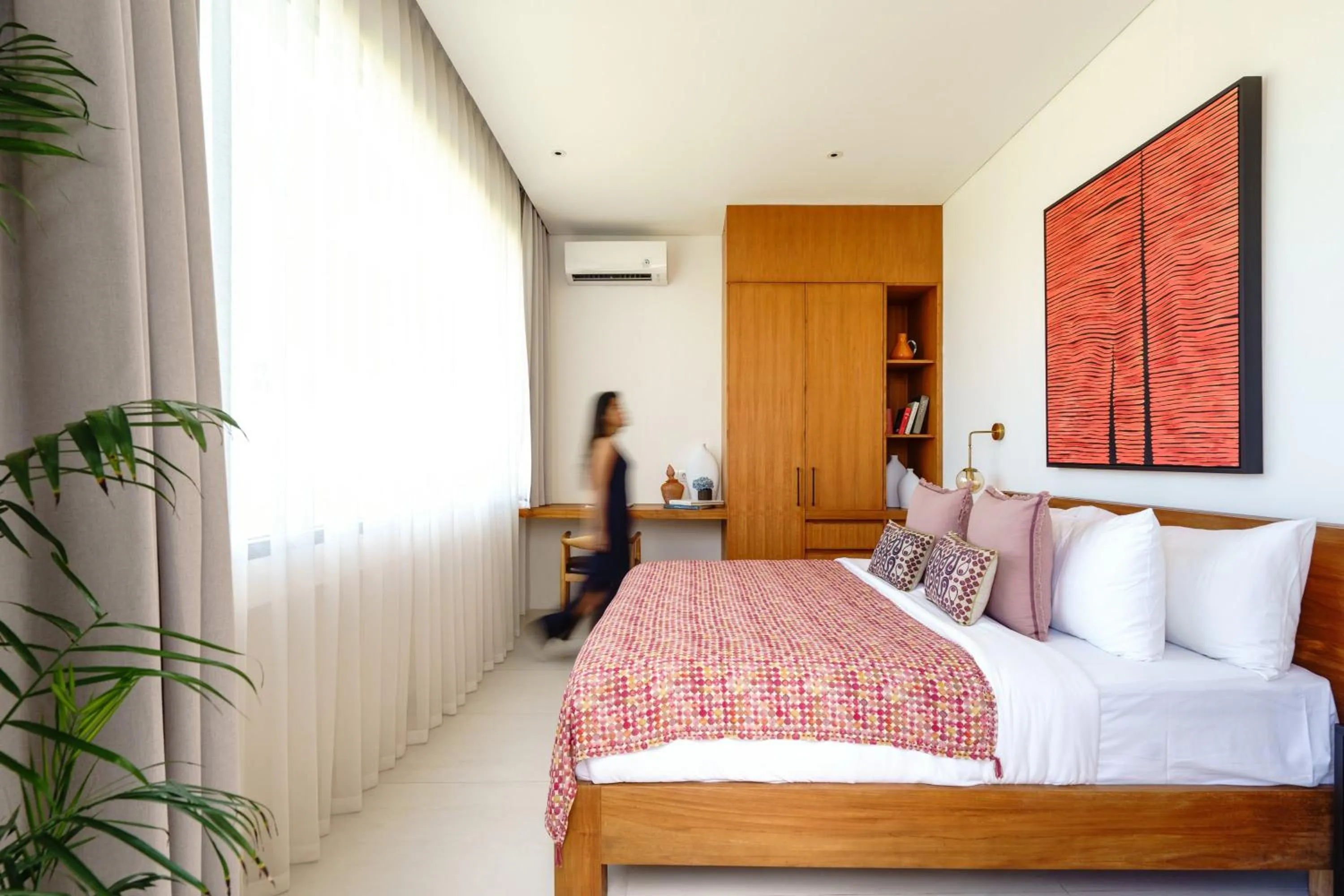 Bedroom, Bed in Mandala Residences