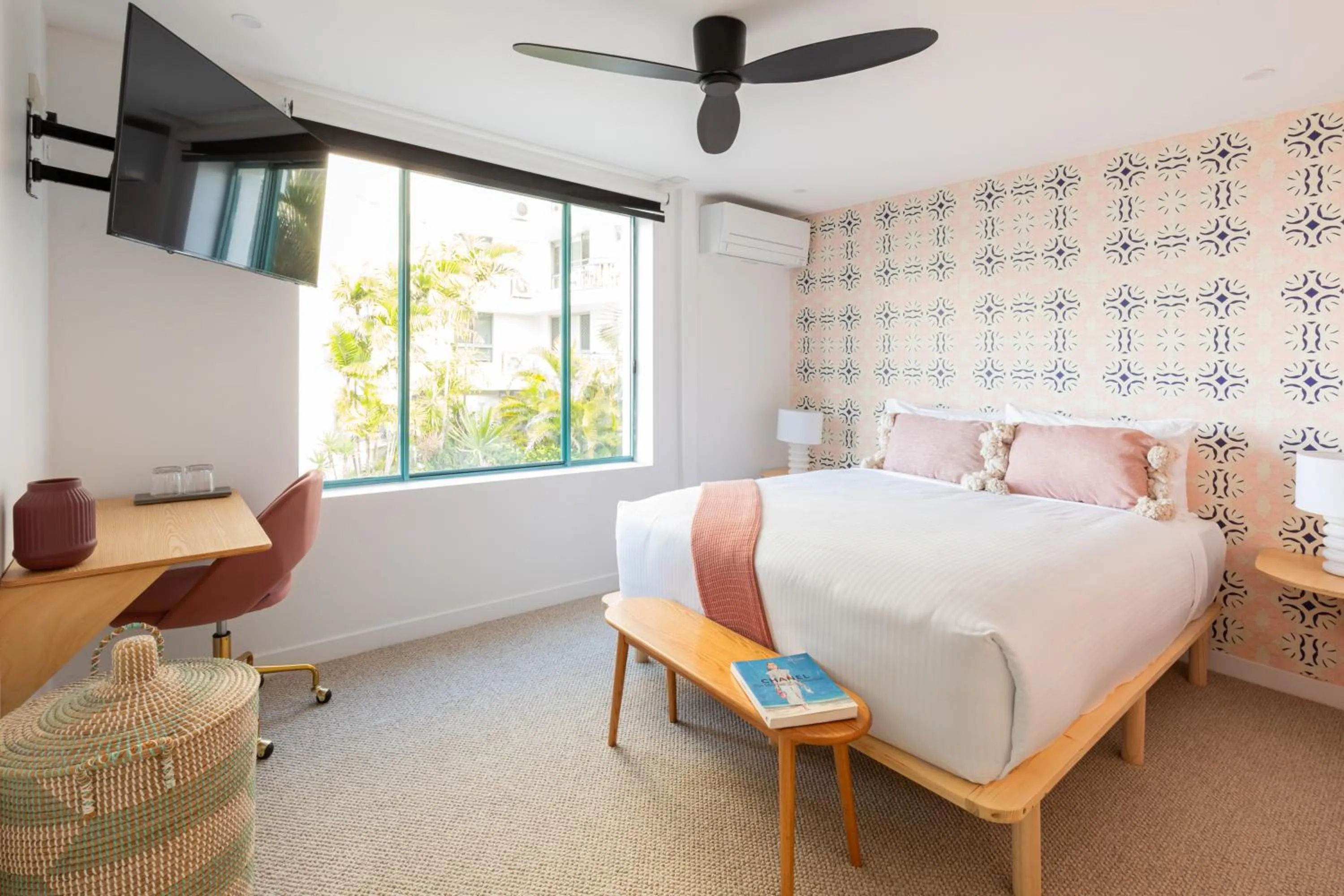 Bed in Tessa's on the Beach