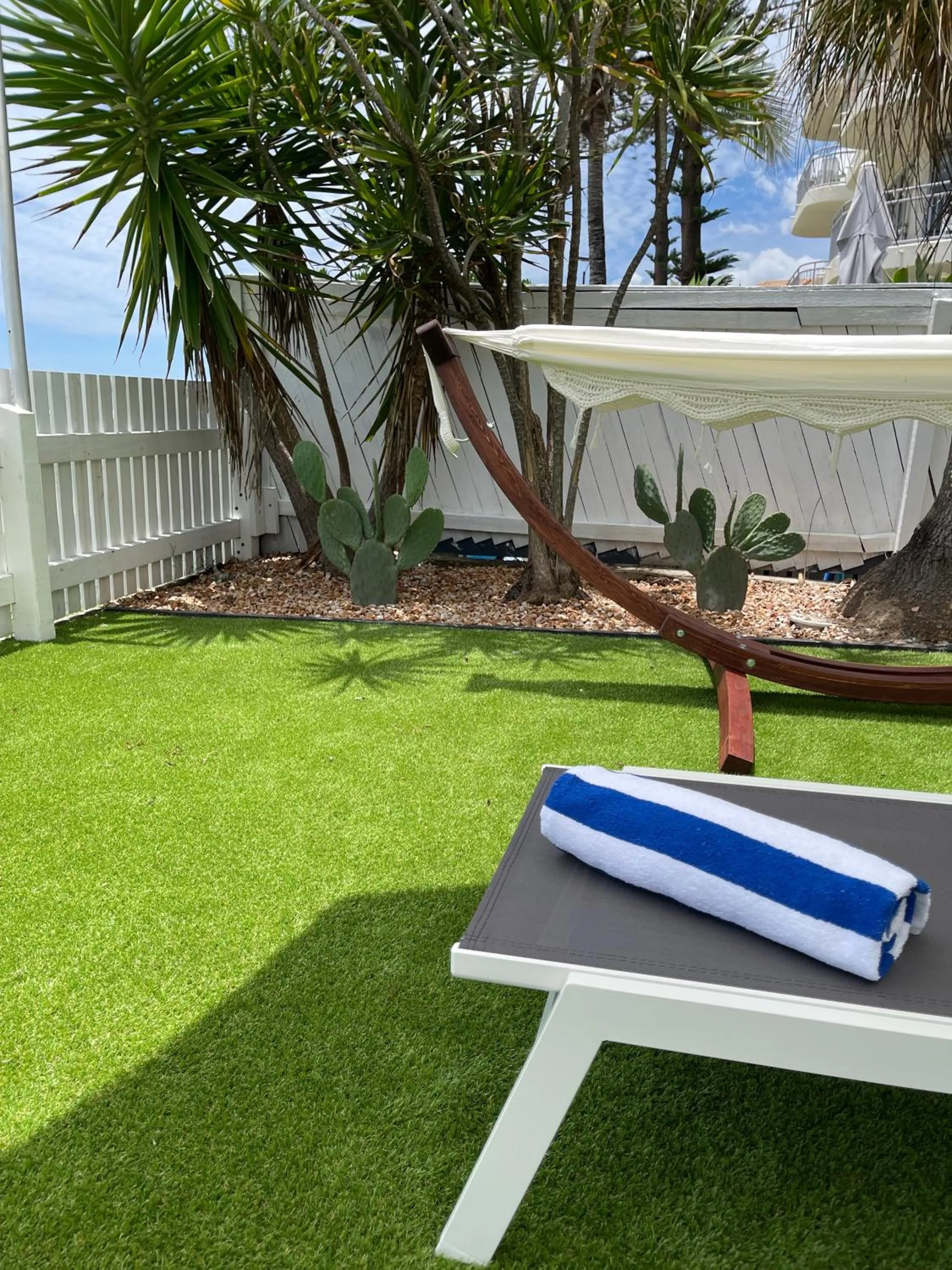 Patio in Tessa's on the Beach