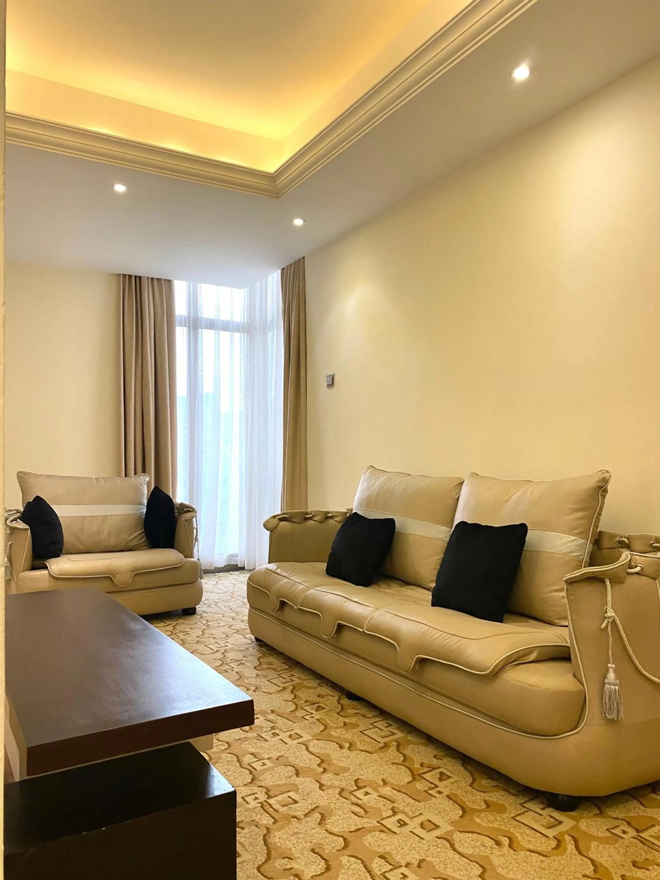 Living room in De Leopol Hotel