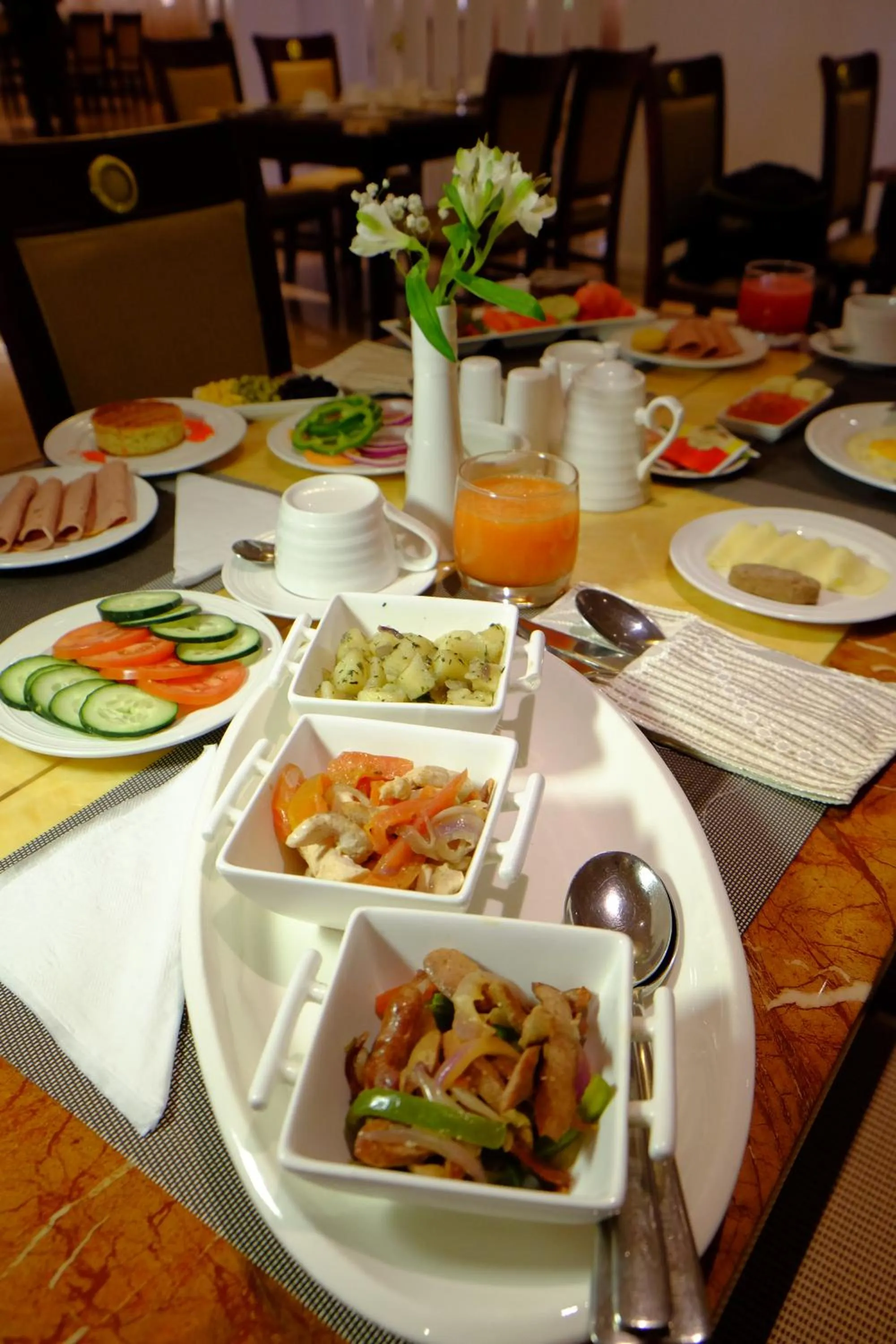 Food and drinks in De Leopol Hotel