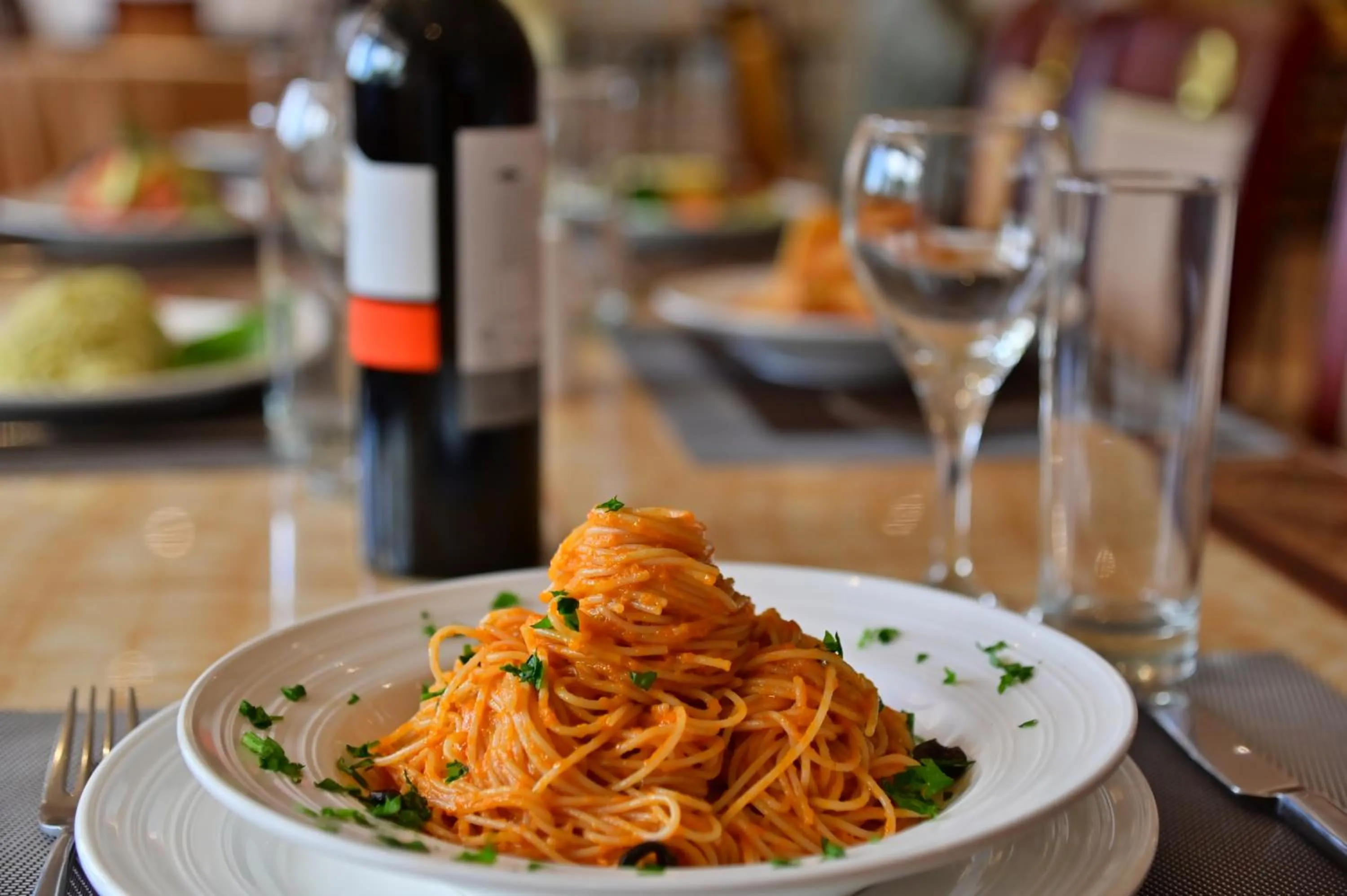 Food and drinks in De Leopol Hotel