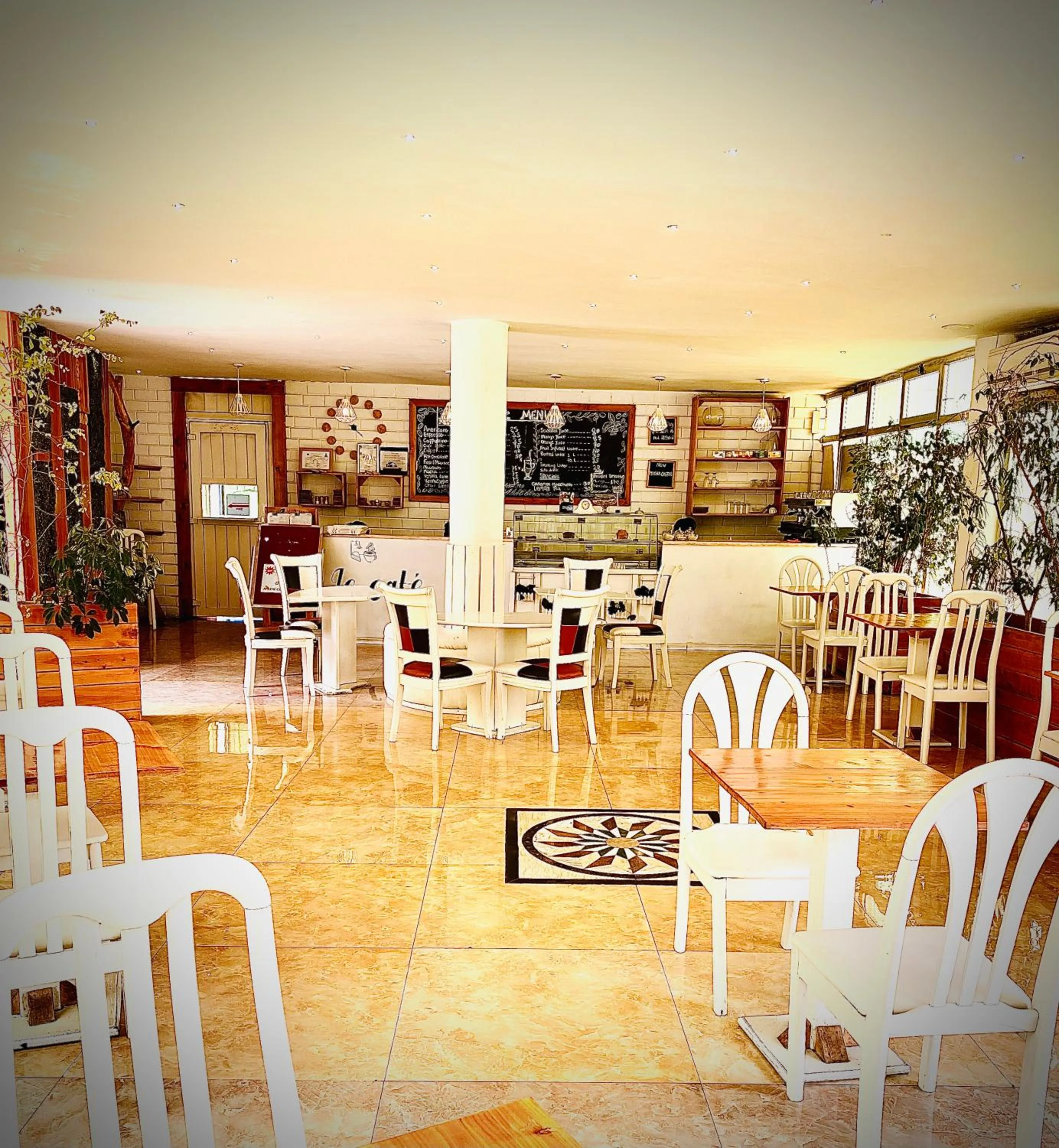 Restaurant/places to eat in De Leopol Hotel