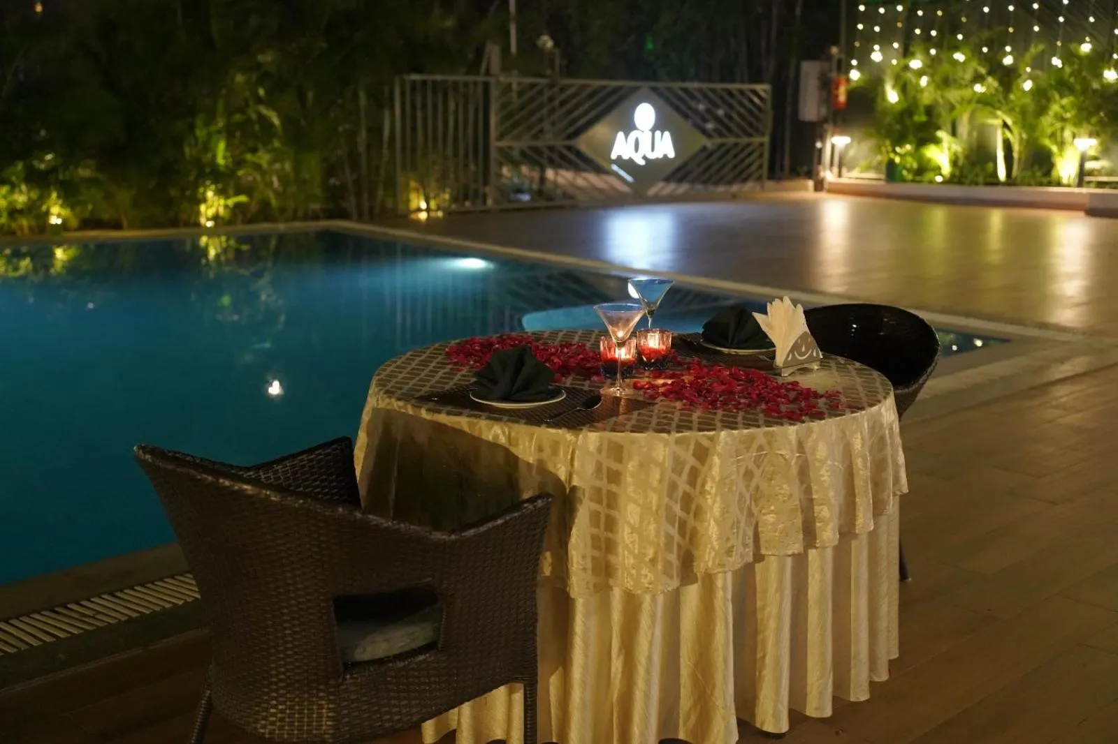 Swimming pool in Safal Retreat