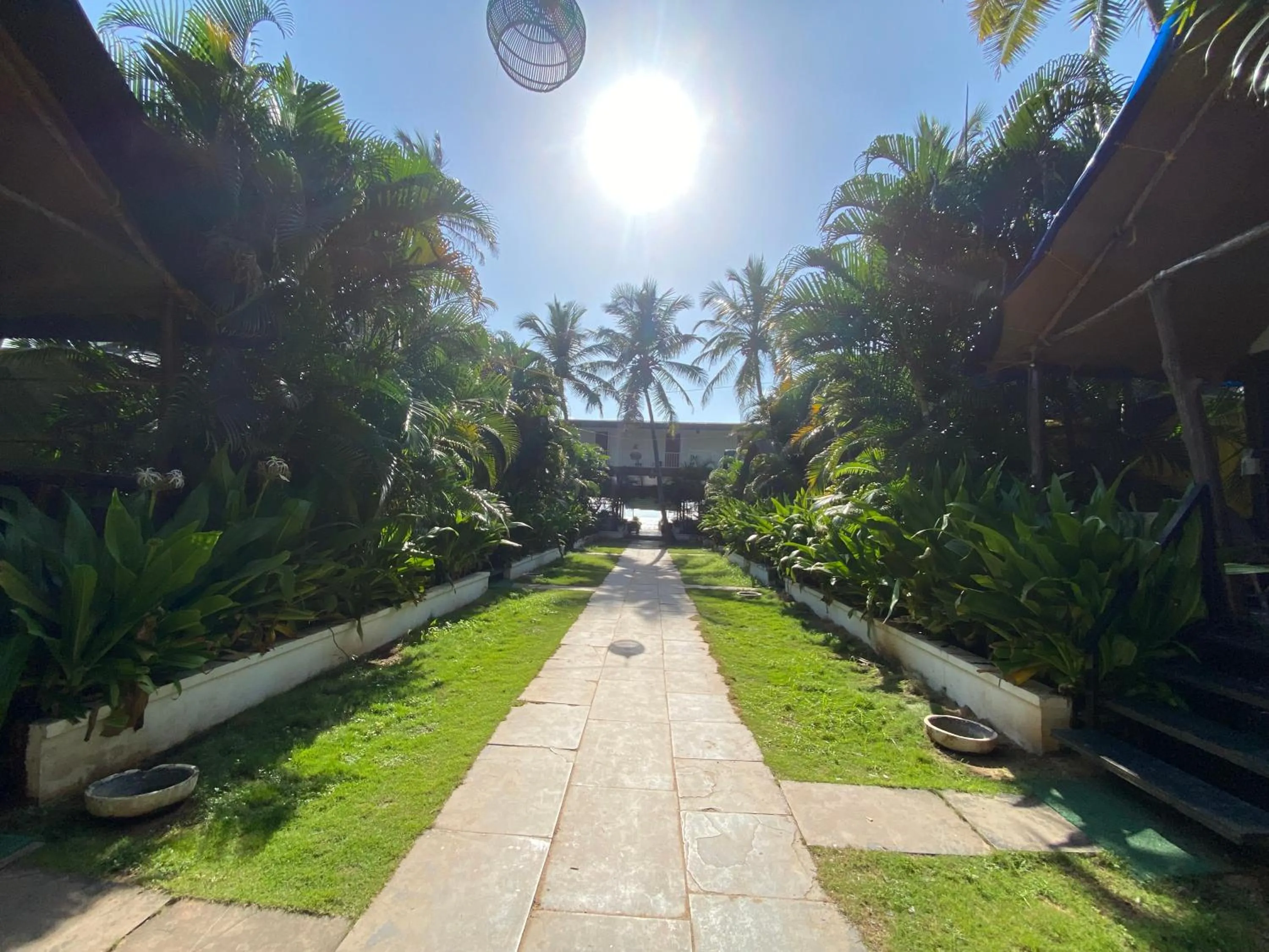 Garden view in The Village Agonda