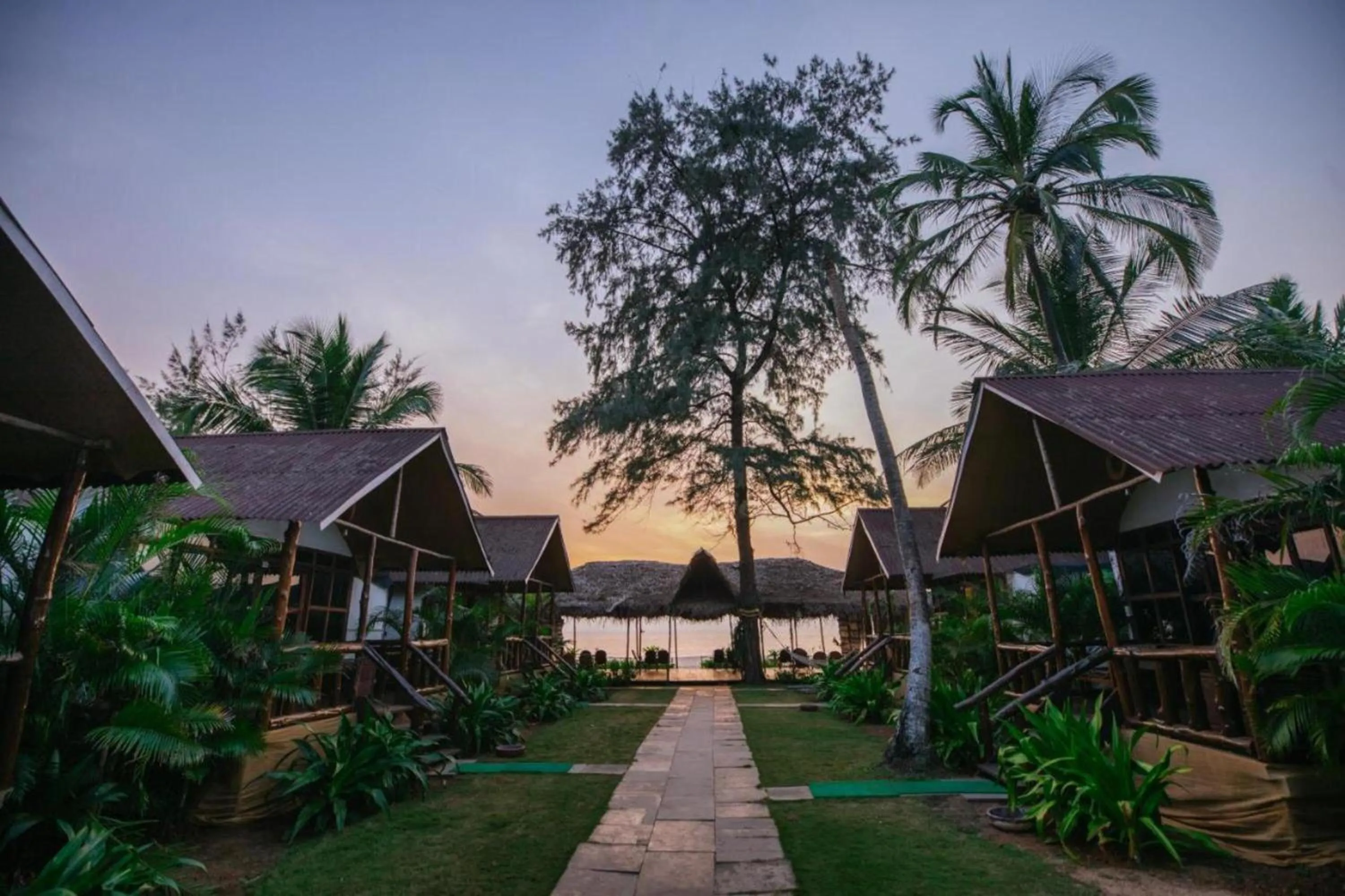 Garden view in The Village Agonda