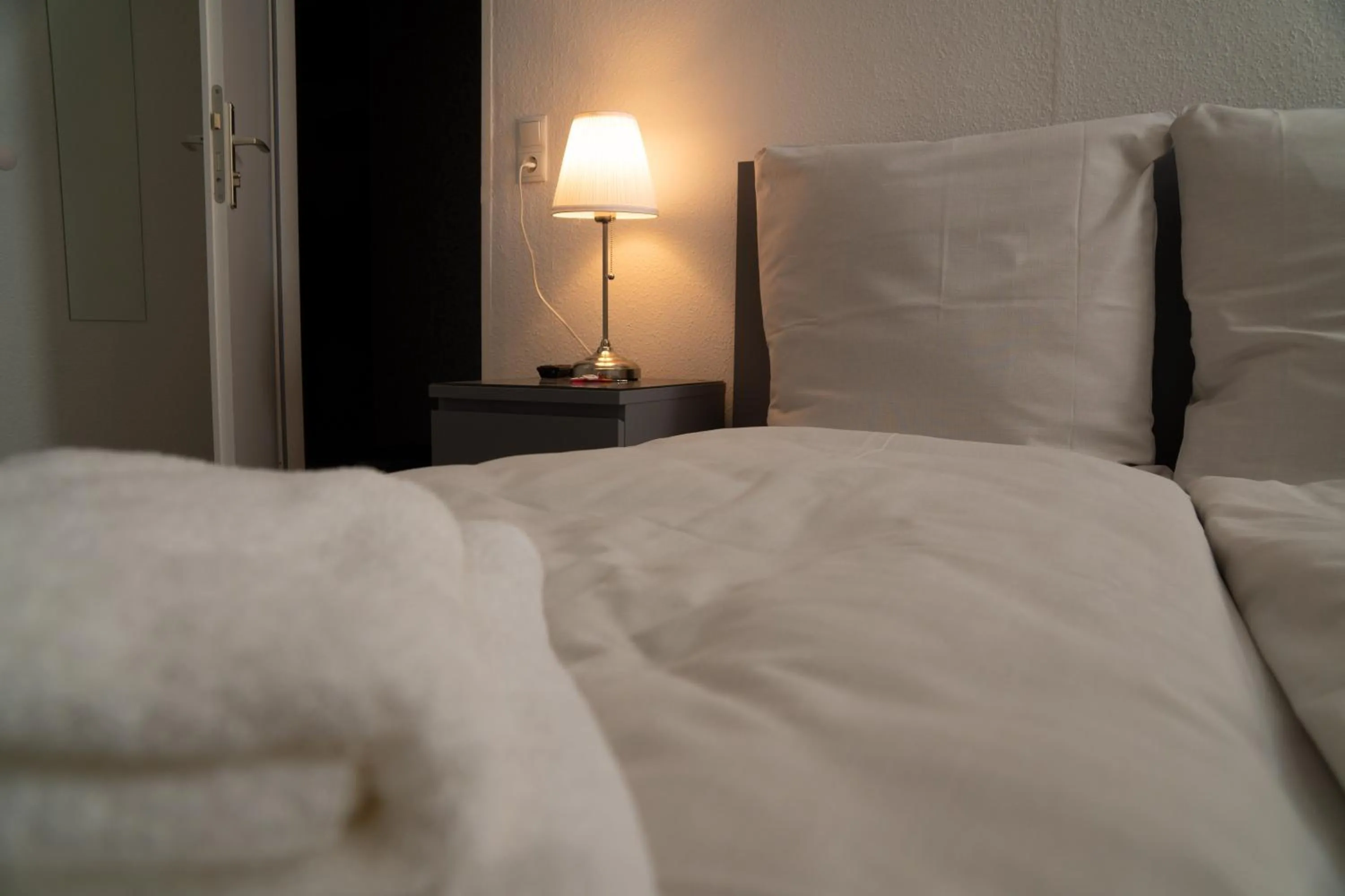 towels, Bed in Sleep In Hamburg Kajüten