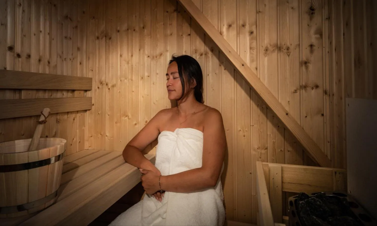 Sauna in Parc Maasresidence Thorn