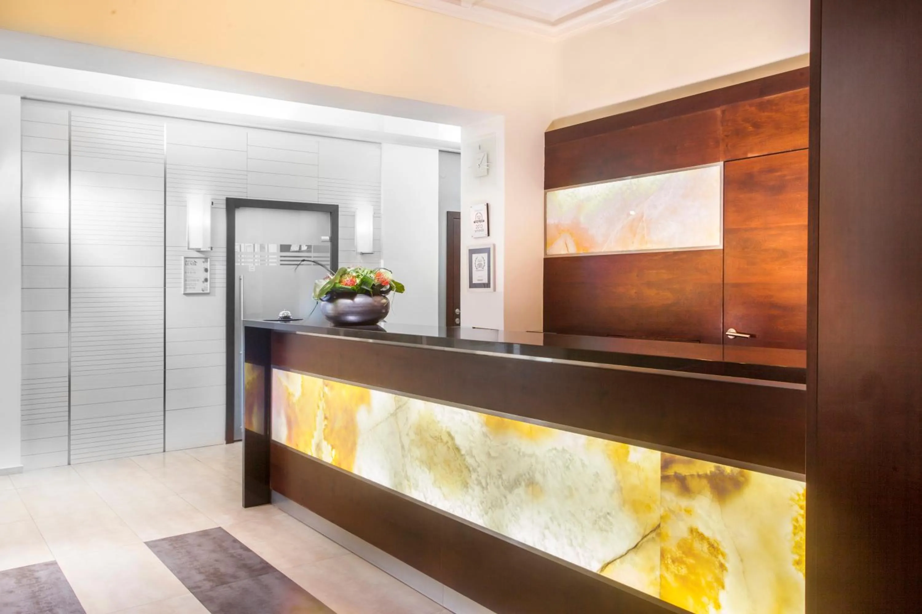 Lobby or reception in Hotel Lunik
