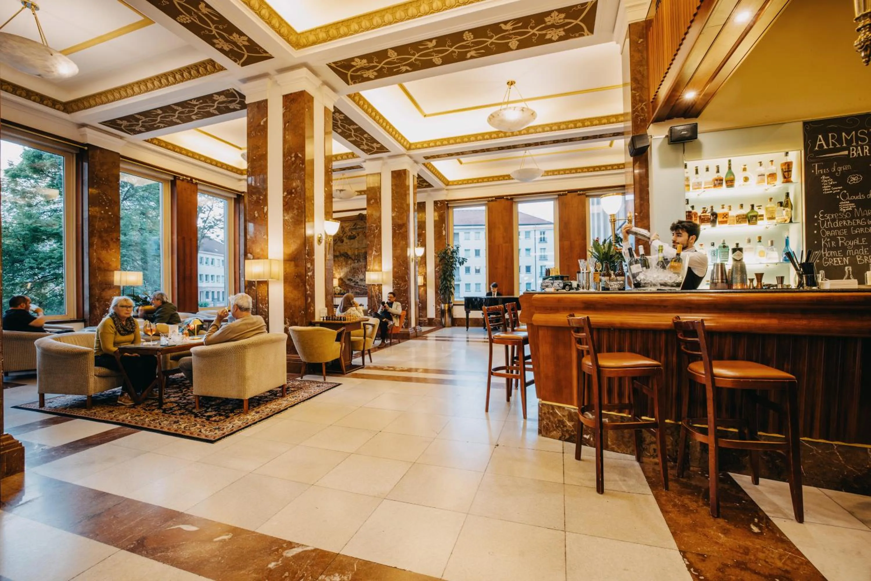 Living room in Grand Hotel International - Czech Leading Hotels