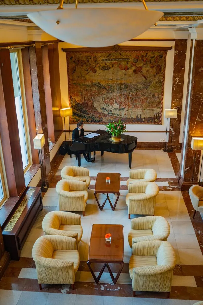 Seating area in Grand Hotel International - Czech Leading Hotels