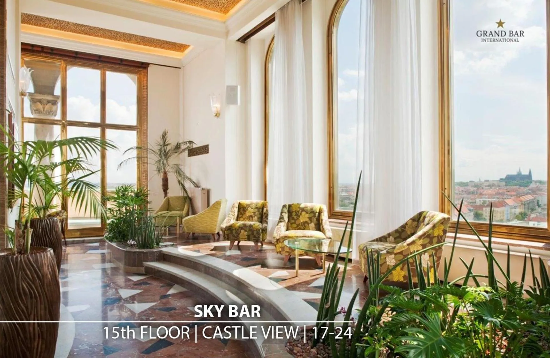 Lounge or bar in Grand Hotel International - Czech Leading Hotels