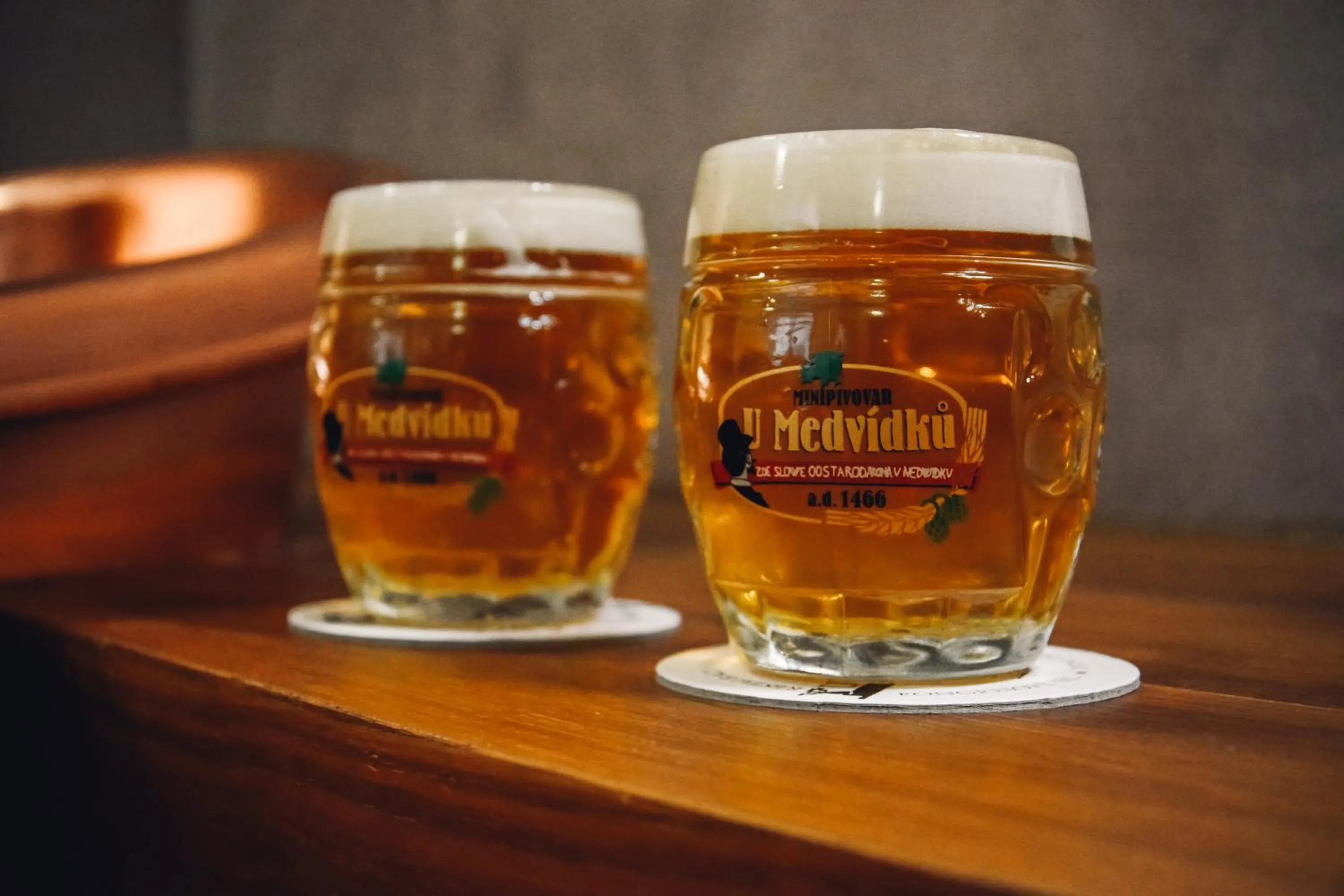 Drinks in U Medvidku-Brewery Hotel